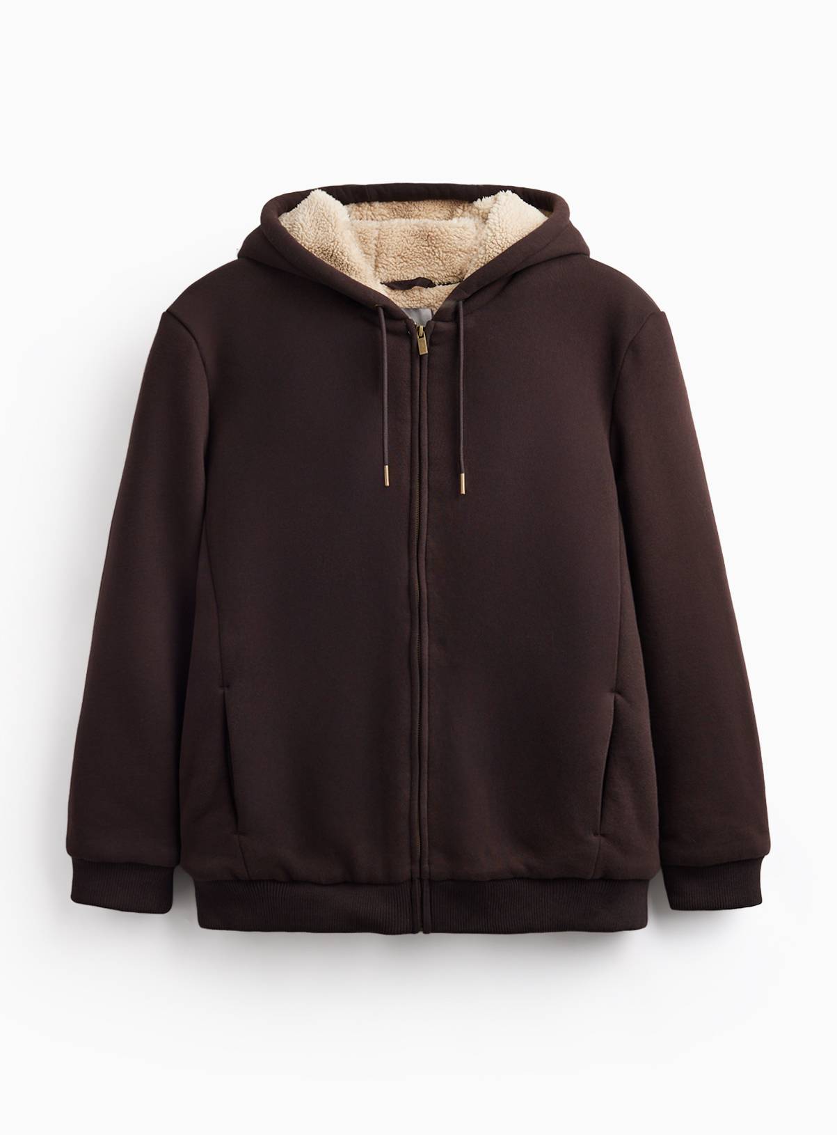 Borg-Lined Zip-Through Hoodie XL - Image 1