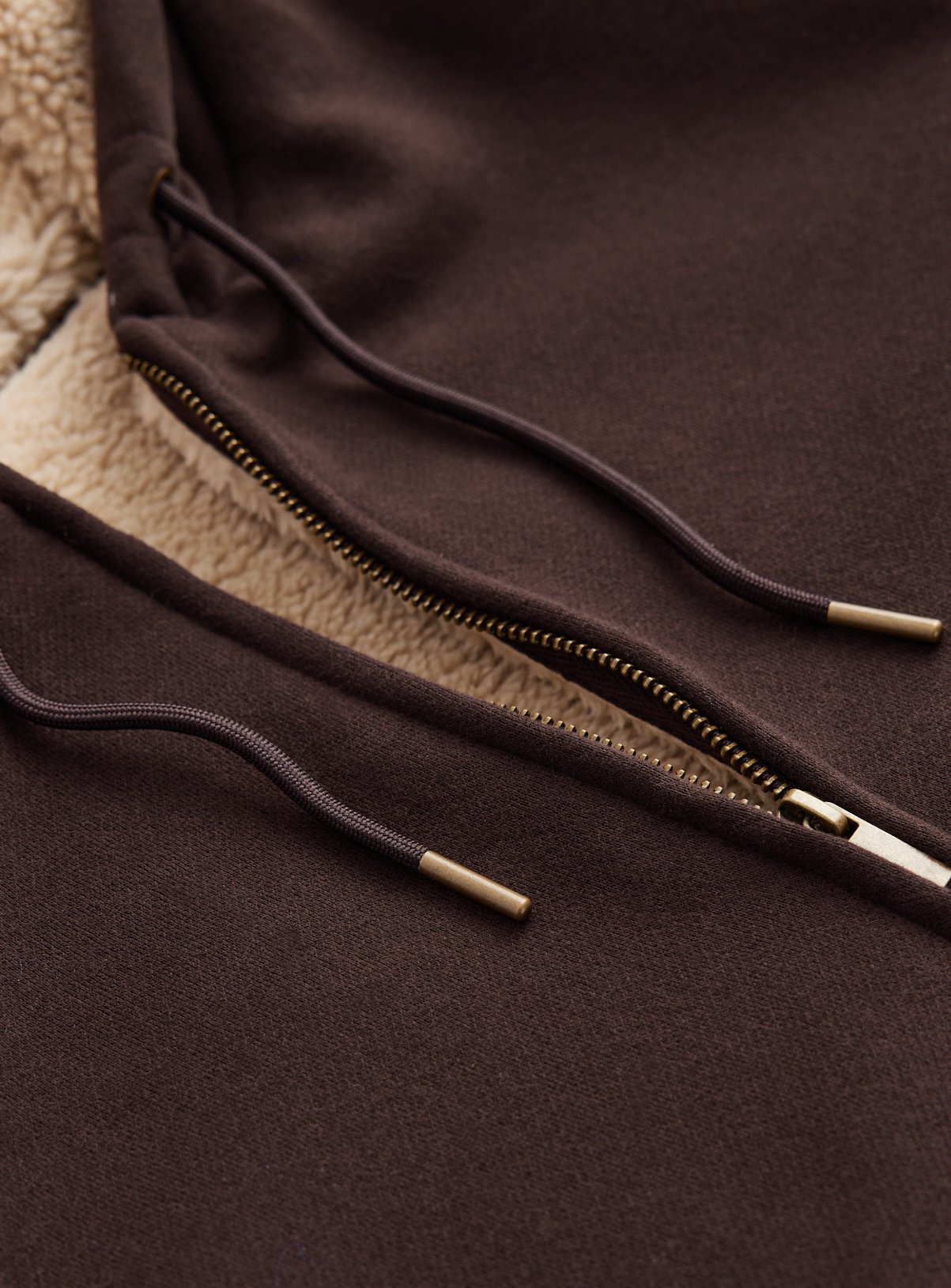Borg-Lined Zip-Through Hoodie XL - Image 2 thumbnail