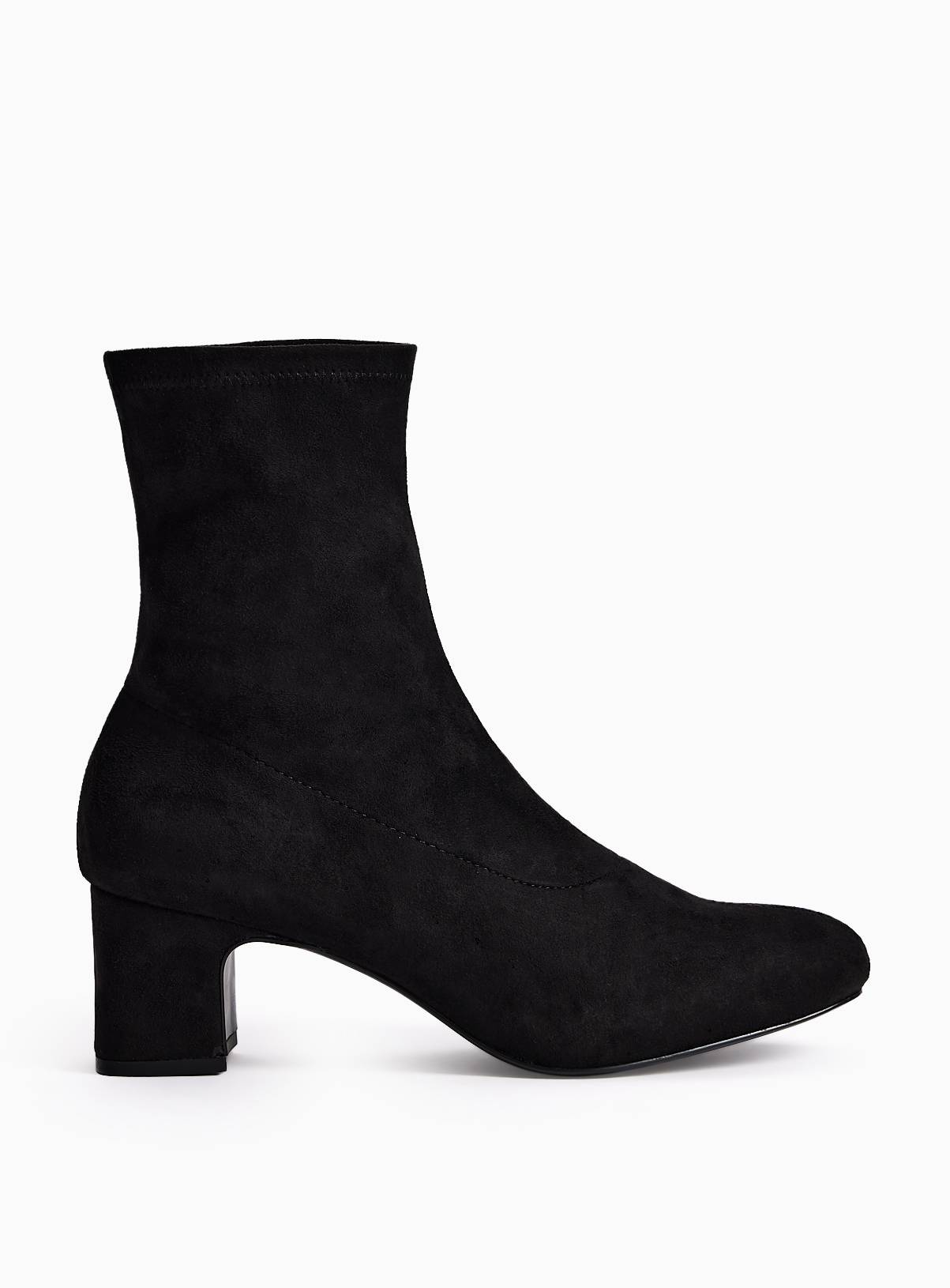 Block Heeled Sock Boots 9 - Image 2