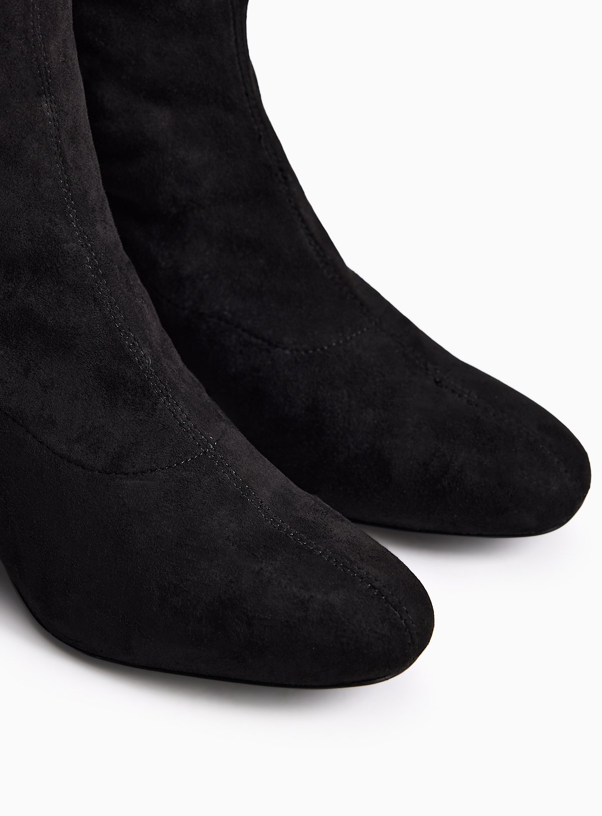 Block Heeled Sock Boots 9 - Image 3 thumbnail