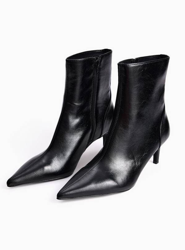 Pointed Toe Stiletto Heel Ankle Boots 4