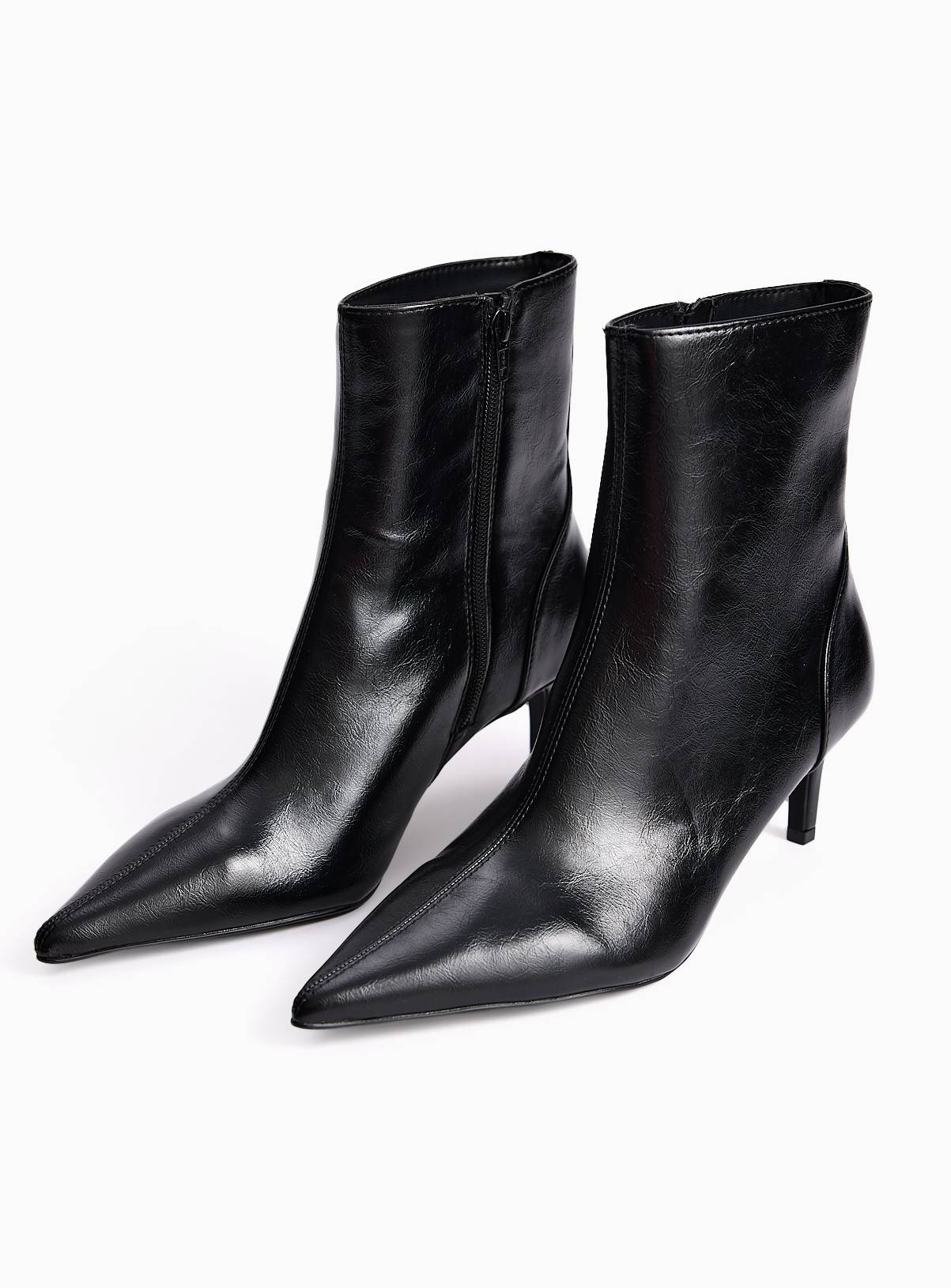 Pointed Toe Stiletto Heel Ankle Boots 4 - Image 1