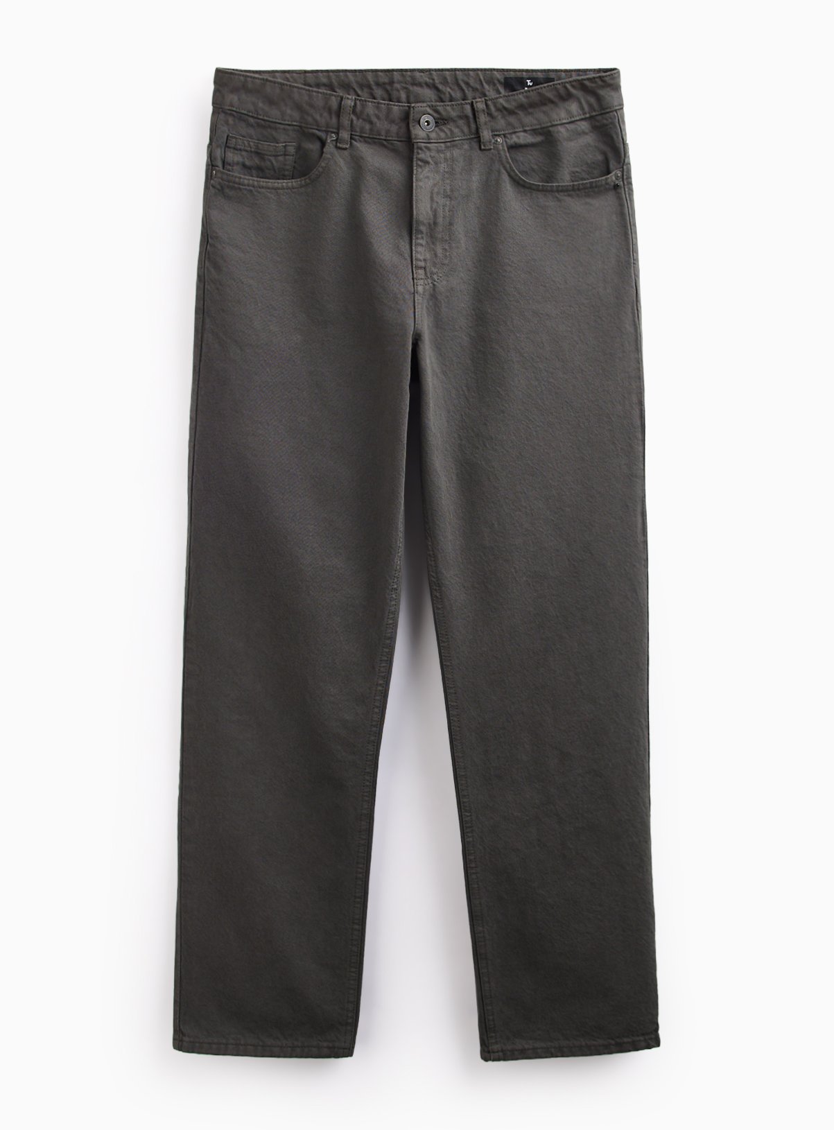 Khaki Straight Leg Denim Jeans 42R - Image 3 thumbnail