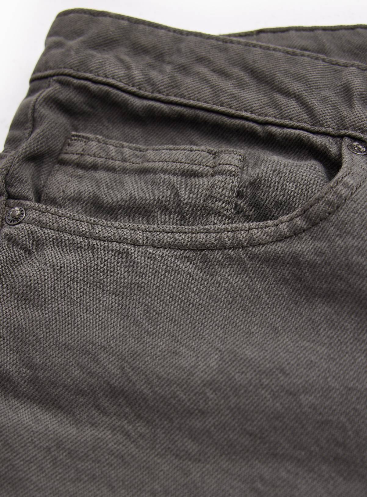 Khaki Straight Leg Denim Jeans 42R - Image 5