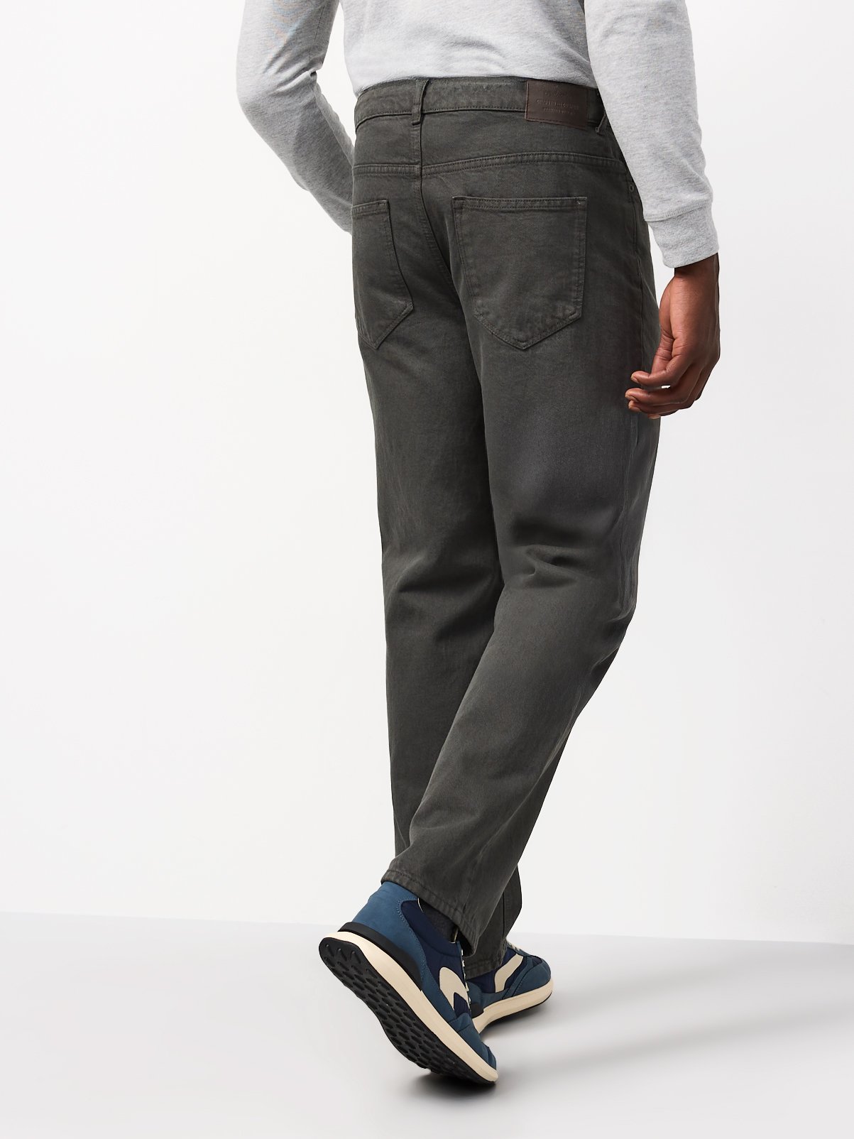 Khaki Straight Leg Denim Jeans 42R - Image 6 thumbnail