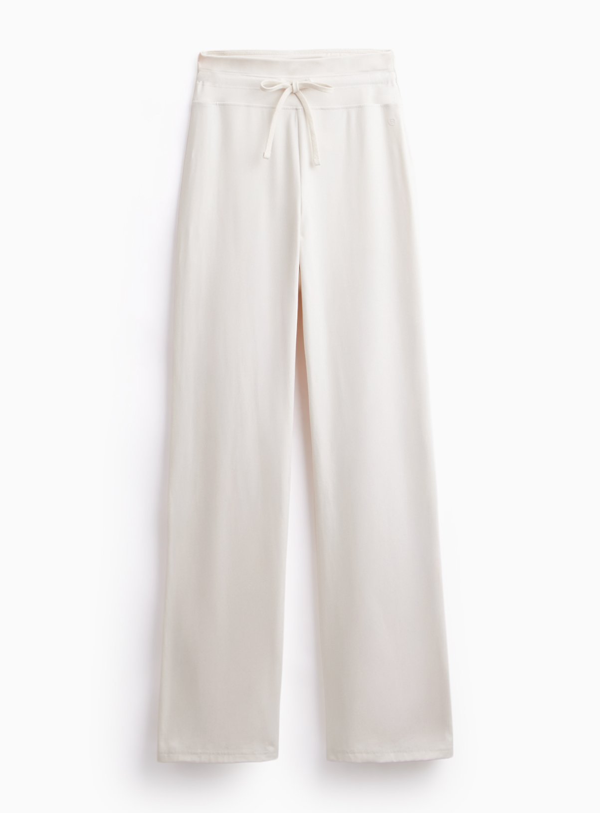 REAKTIV Cream Yoga Tie Front Wide Leg Legging L - Image 3 thumbnail