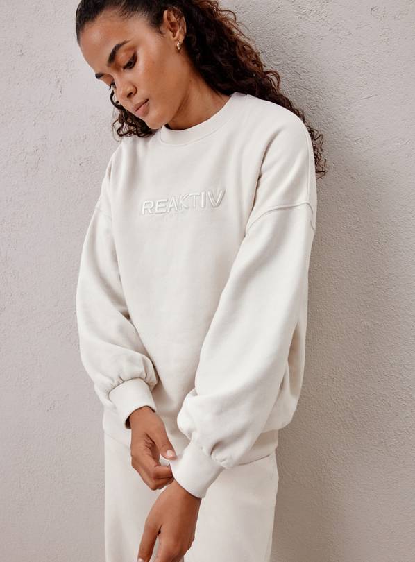 REAKTIV Grey Logo Sweatshirt Co-Ord XS