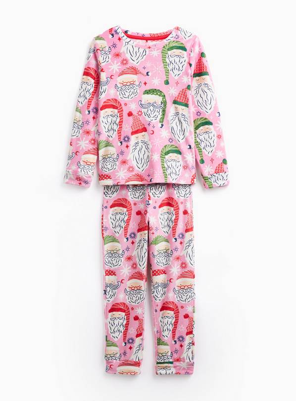 Family Matching Santa Heads Pyjamas 5-6 years