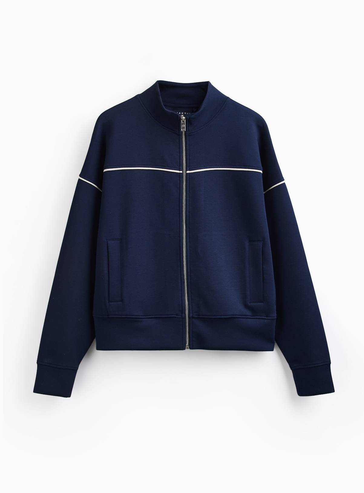 REAKTIV Navy Piped Scuba Zip Through Jacket M - Image 3