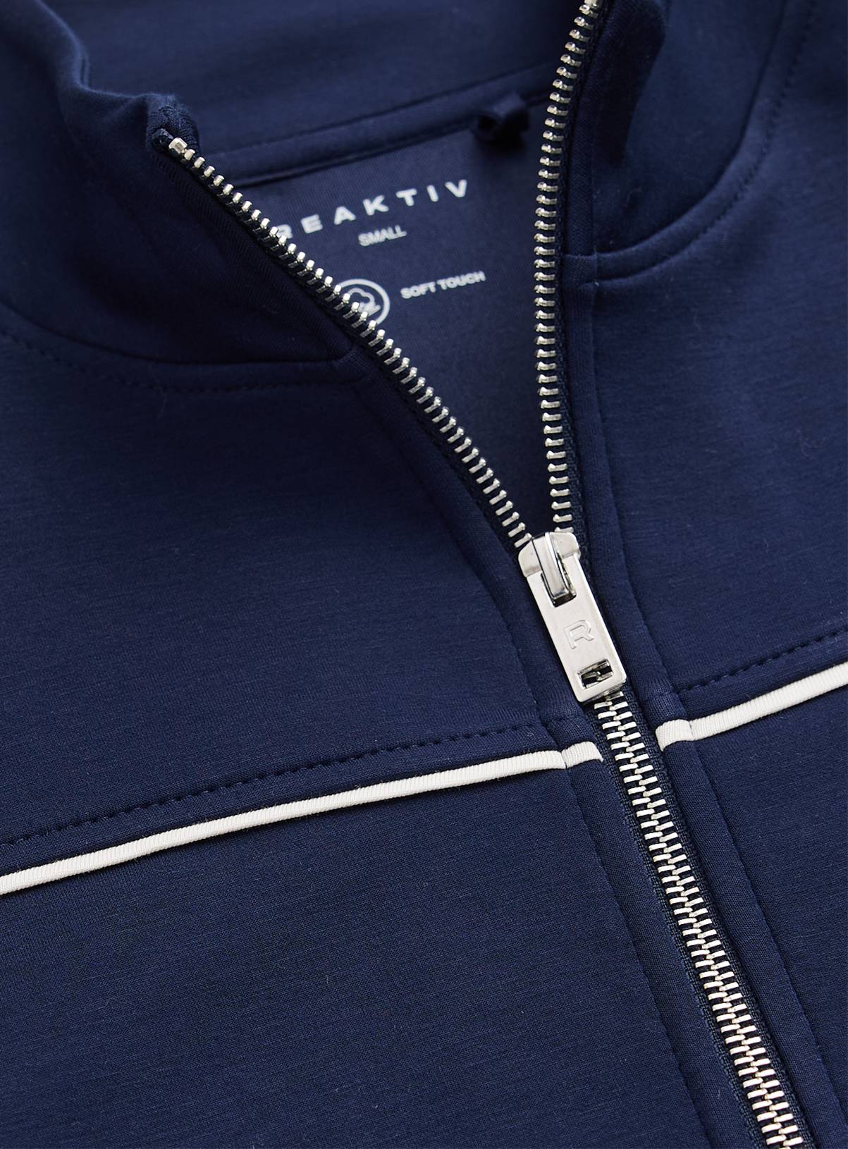 REAKTIV Navy Piped Scuba Zip Through Jacket M - Image 4