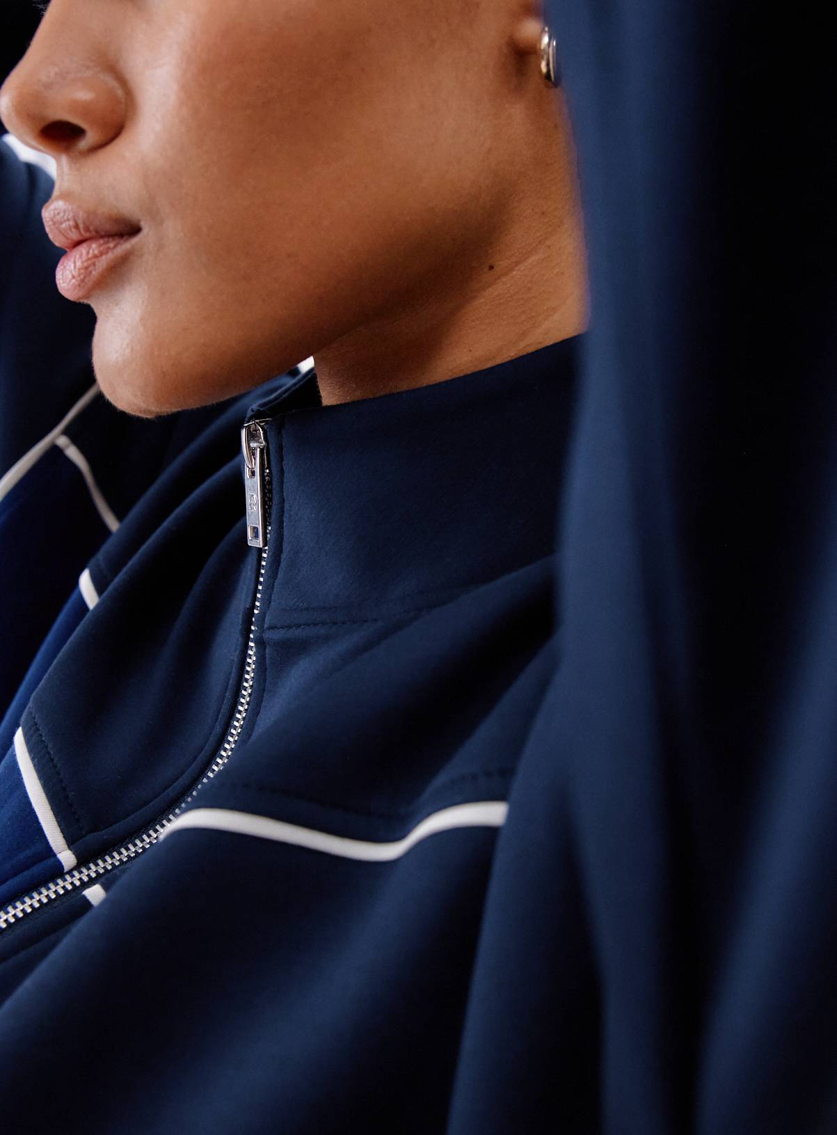 REAKTIV Navy Piped Scuba Zip Through Jacket M - Image 5