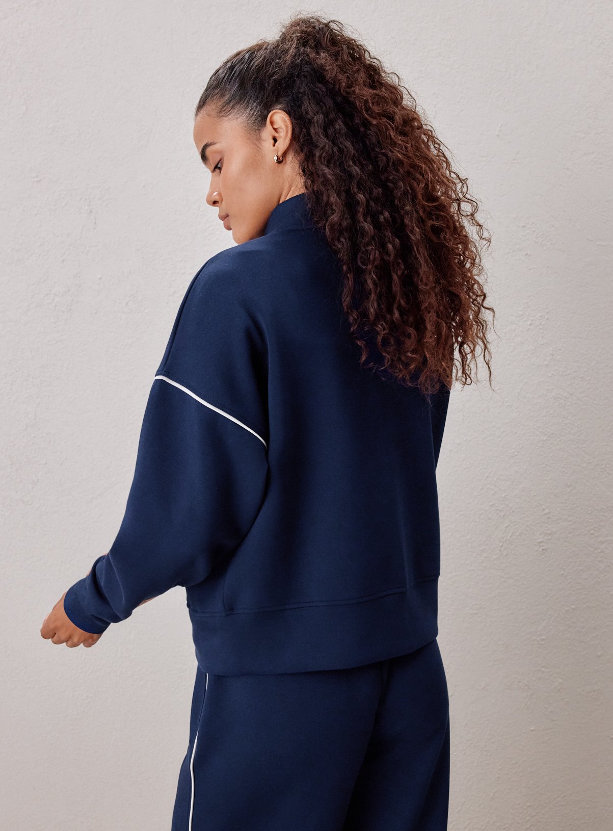REAKTIV Navy Piped Scuba Zip Through Jacket M - Image 6 thumbnail