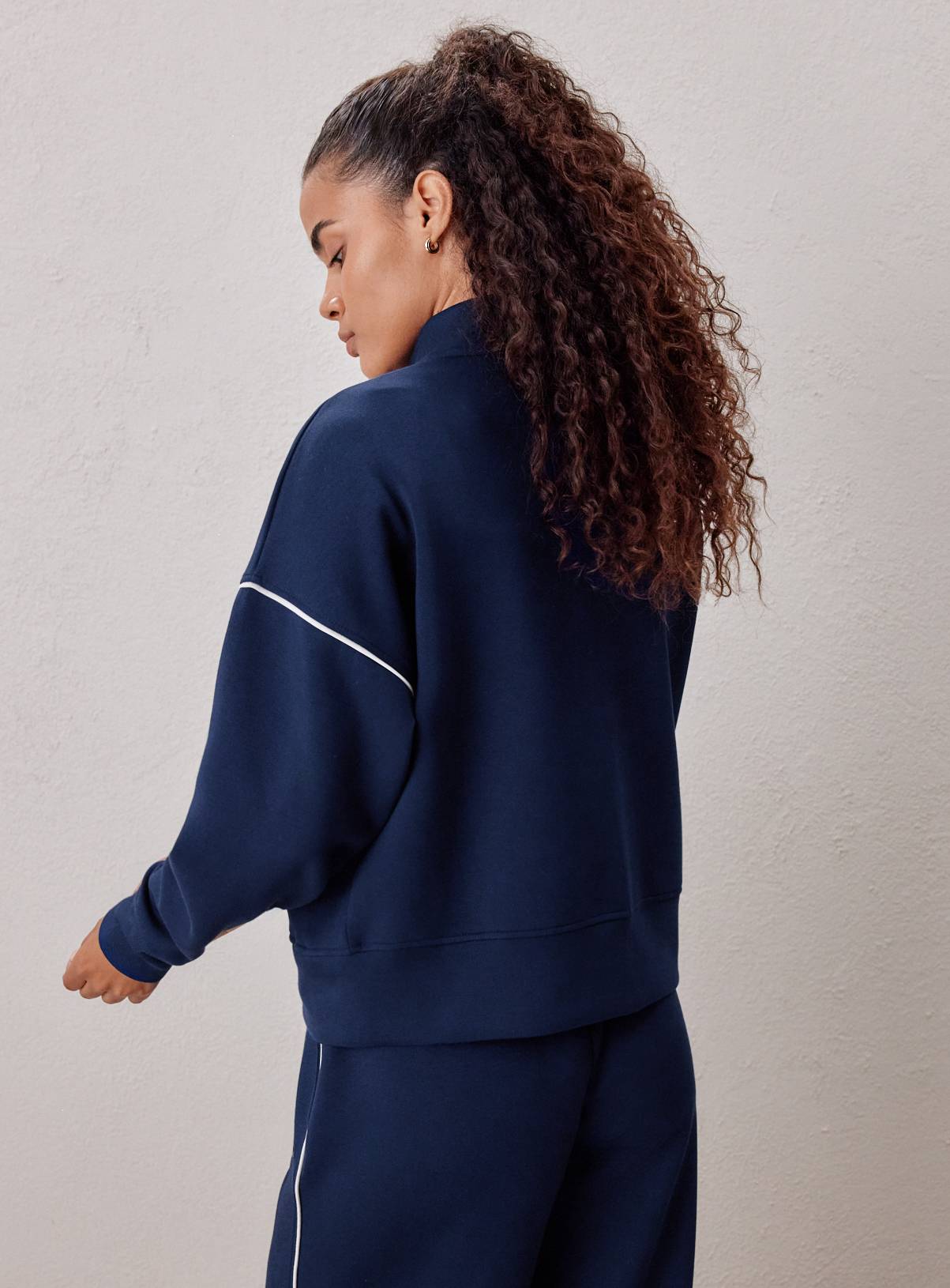 REAKTIV Navy Piped Scuba Zip Through Jacket M - Image 6