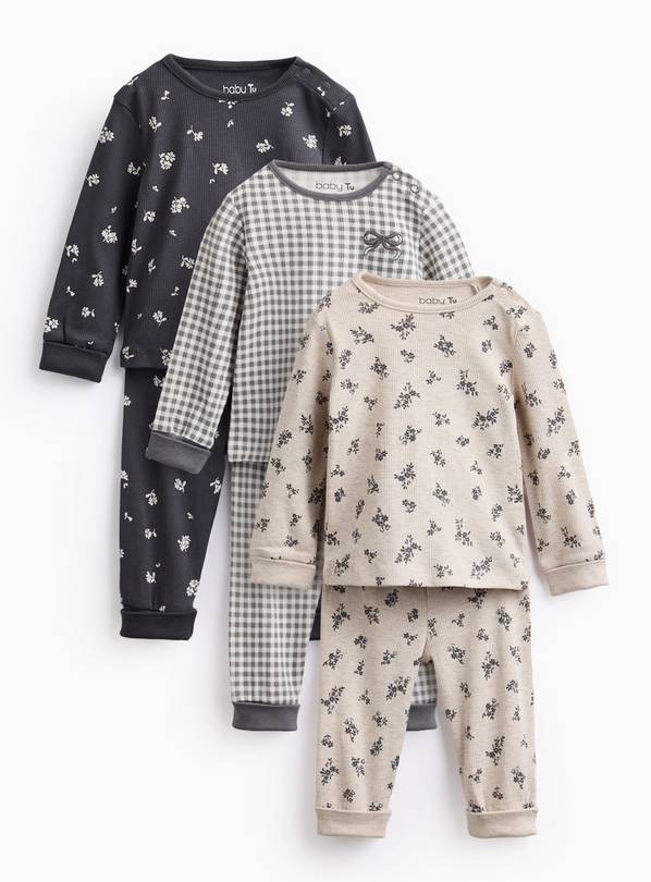 Floral Print Pyjamas 3 Pack 18-24 months