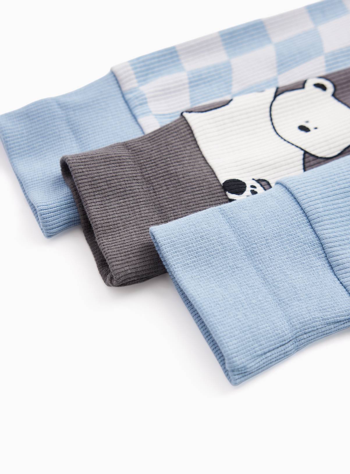 Polar Bear Pyjama Sets 3-Pack Up to 3 mths - Image 2