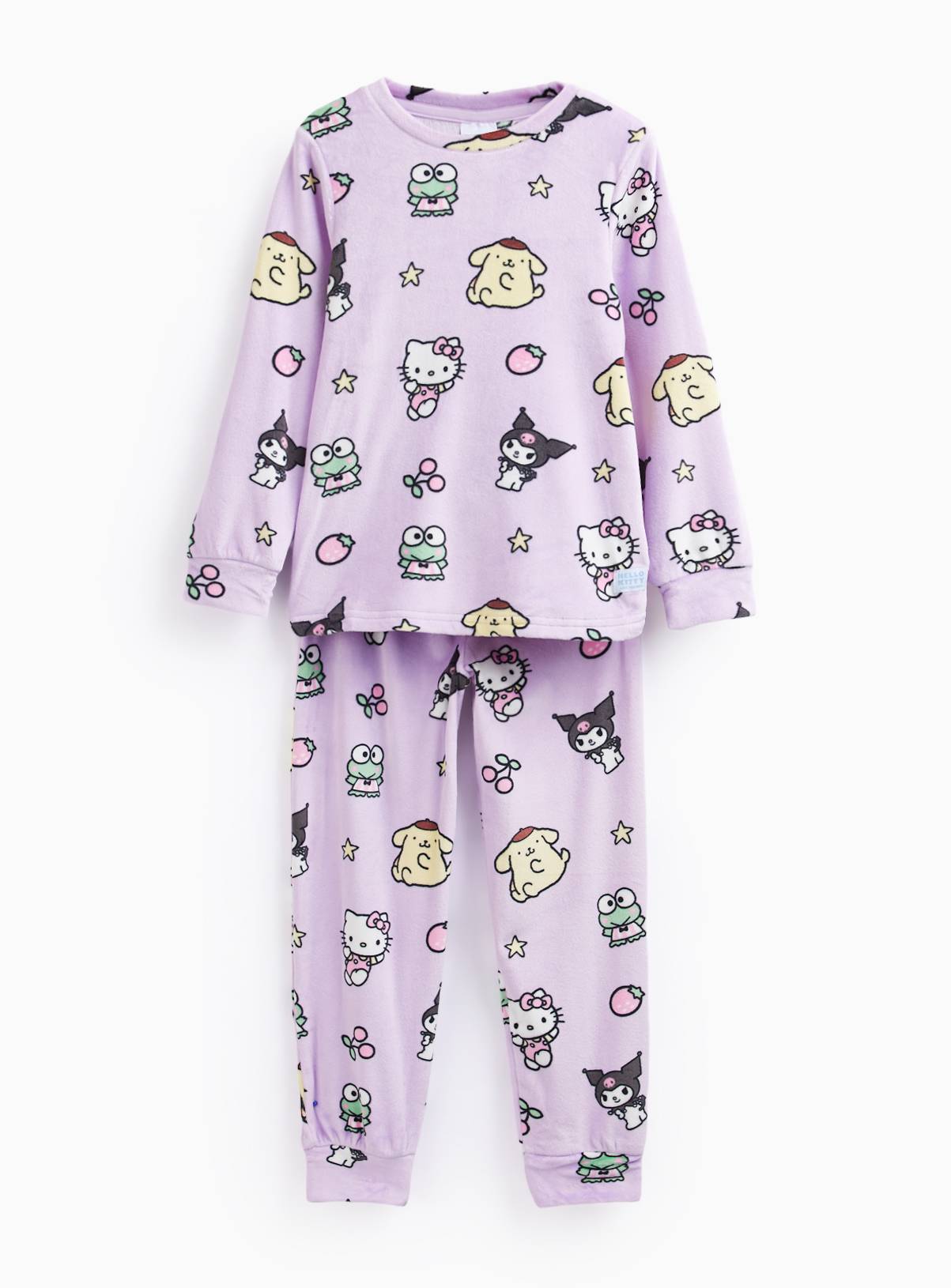 Hello Kitty & Friends Repeat Print 2-Piece Pyjama Set 7-8 years - Image 1