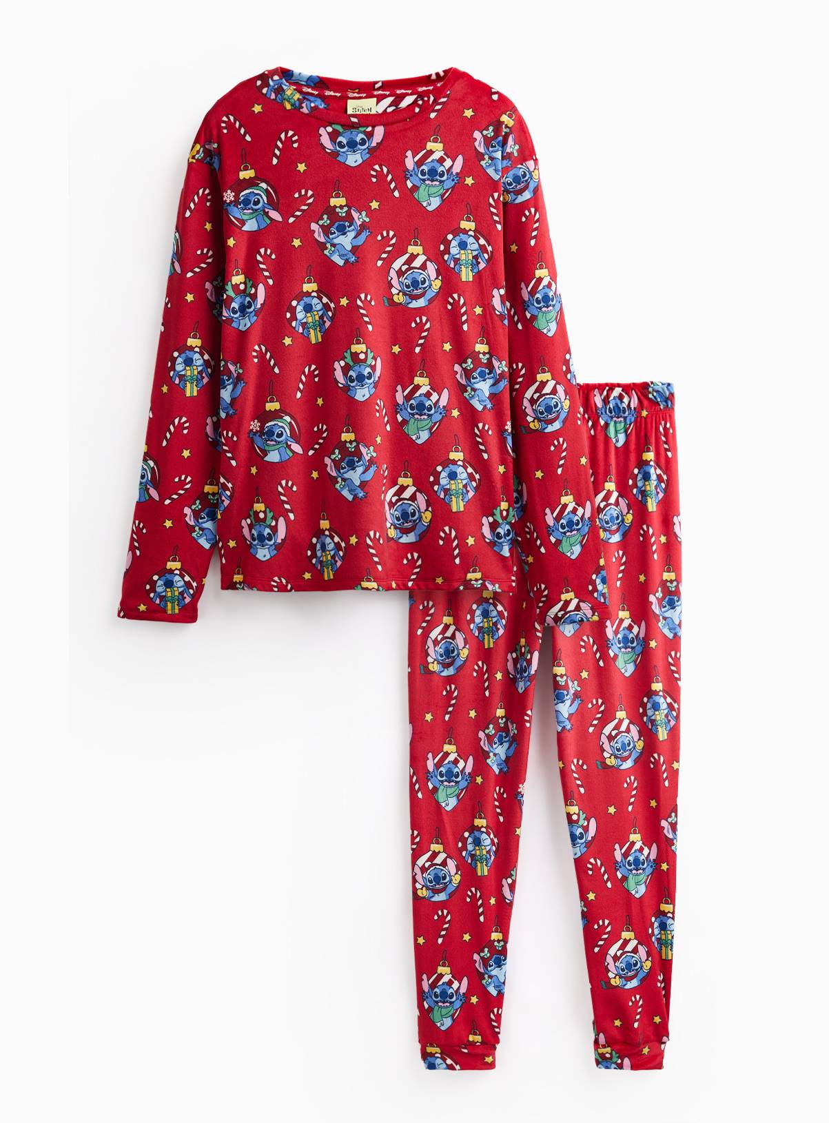Family Matching Men's Disney Lilo & Stitch Christmas Pyjama Set M - Image 1