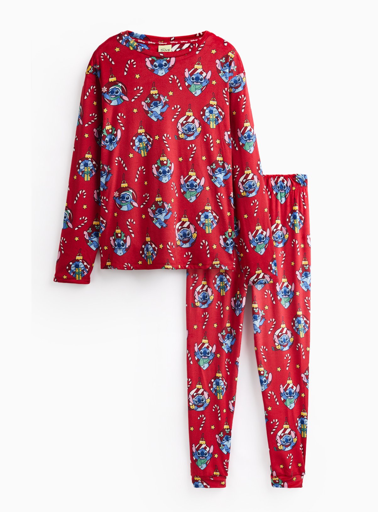 Family Matching Men's Disney Lilo & Stitch Christmas Pyjama Set L - Image 3 thumbnail