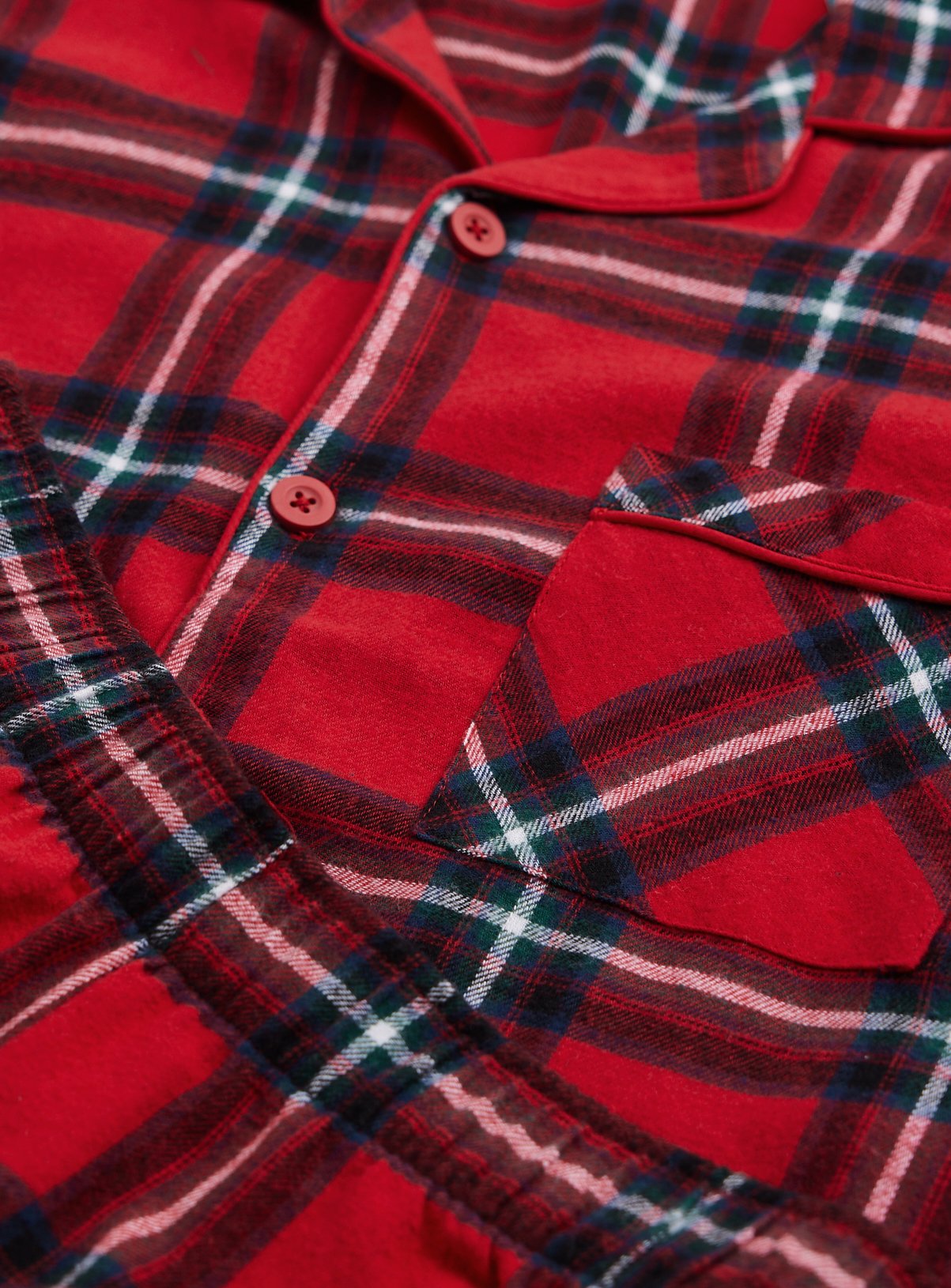 Family Matching Red Check Traditional Pyjama Set XL - Image 2 thumbnail