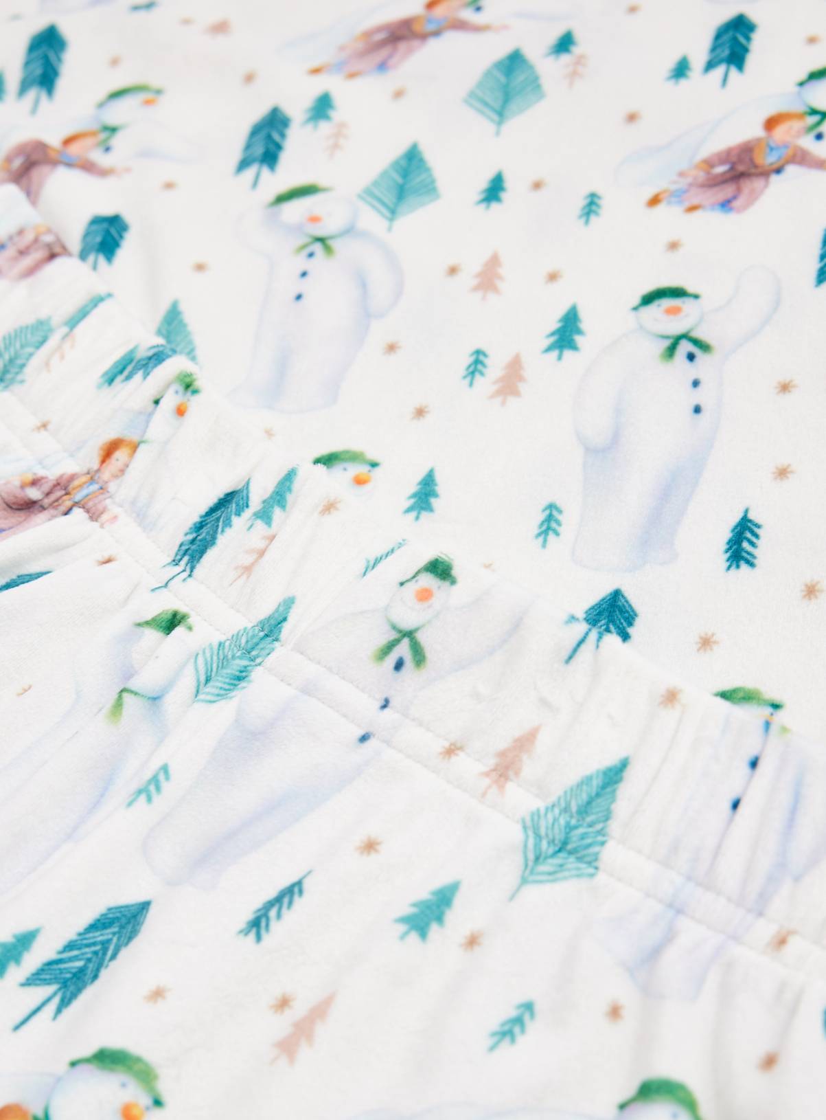 Family Matching Men's Christmas The Snowman Cream 2-Piece Pyjama Set XS - Image 3