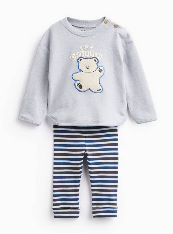 Chillin Bear Top & Leggings Set 9-12 months