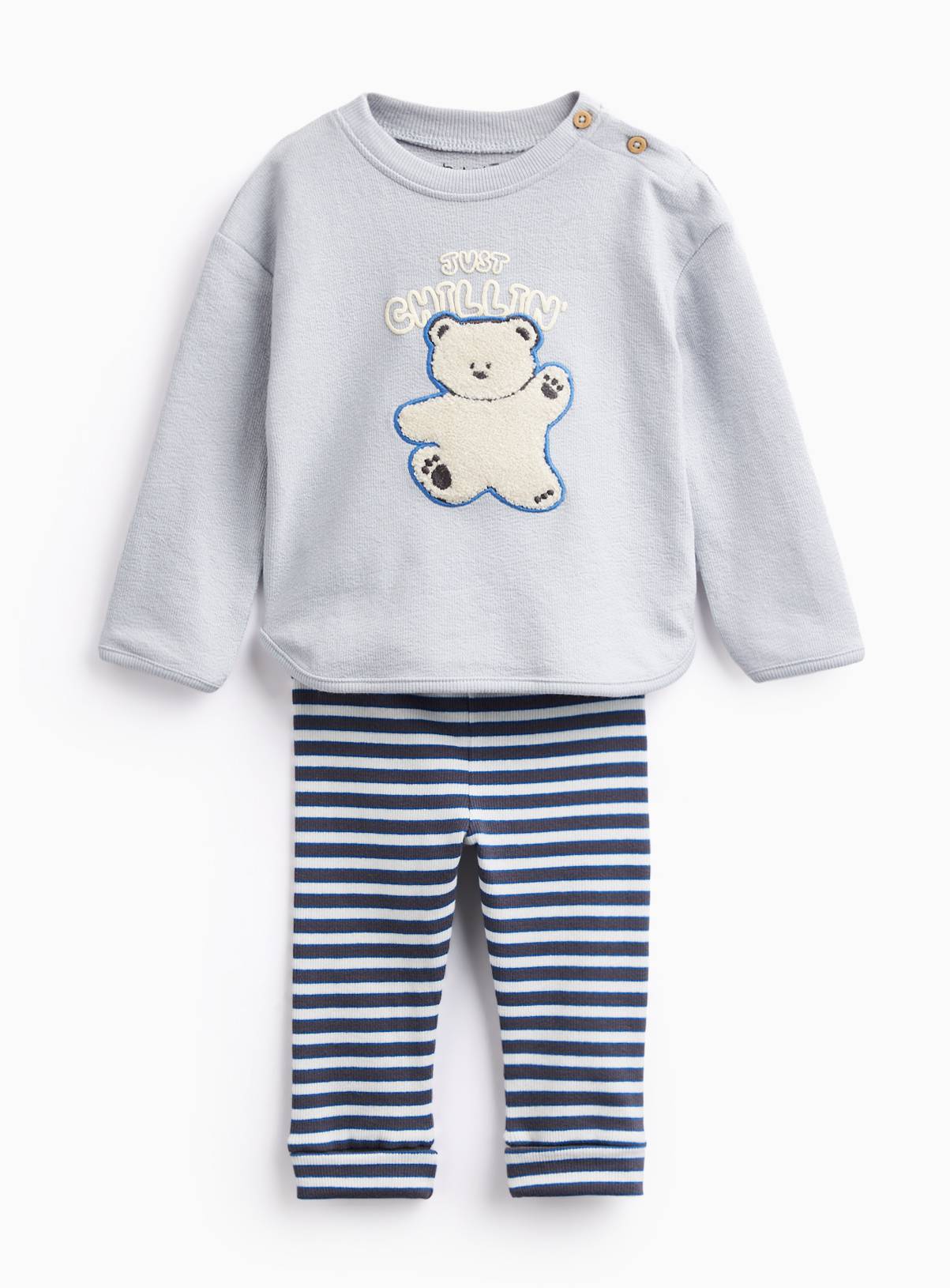 Chillin Bear Top & Leggings Set 6-9 months - Image 1
