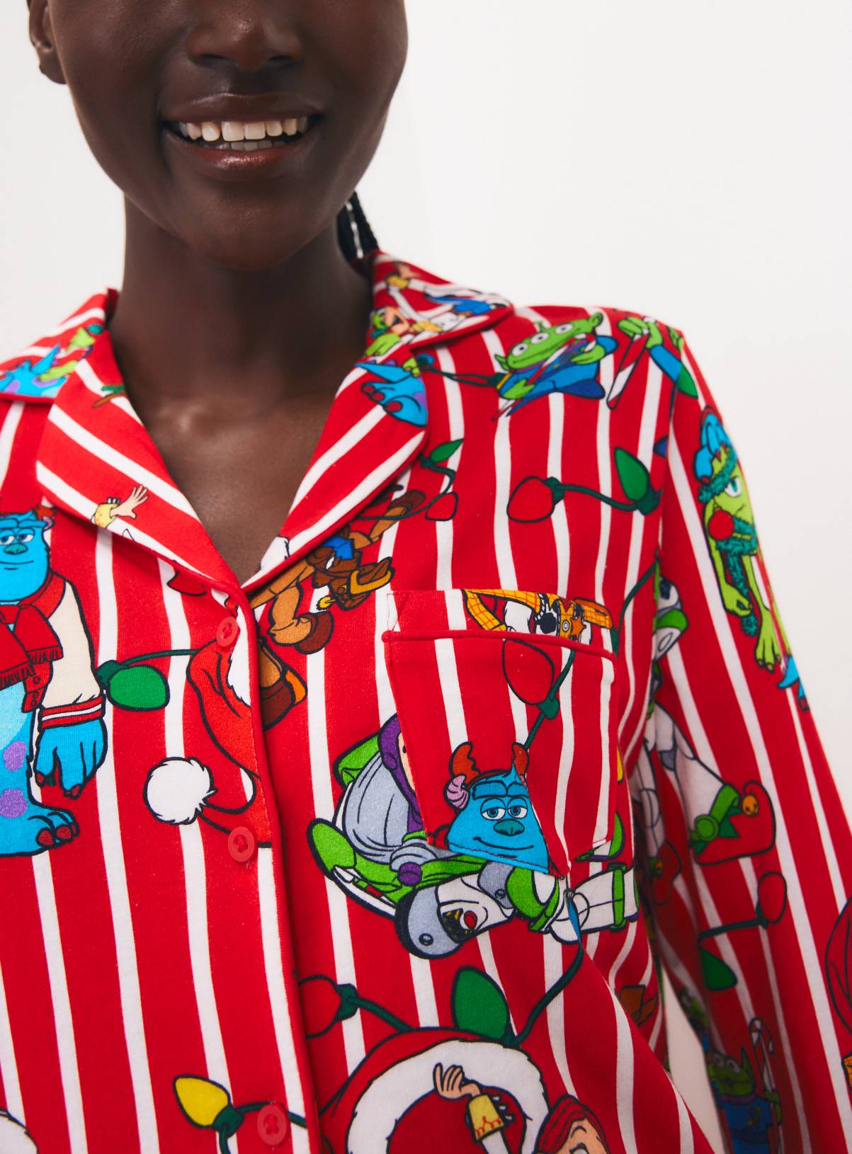 Family Matching Women's Christmas Disney Mash-Up Traditional Jersey Pyjamas 12-14 - Image 4