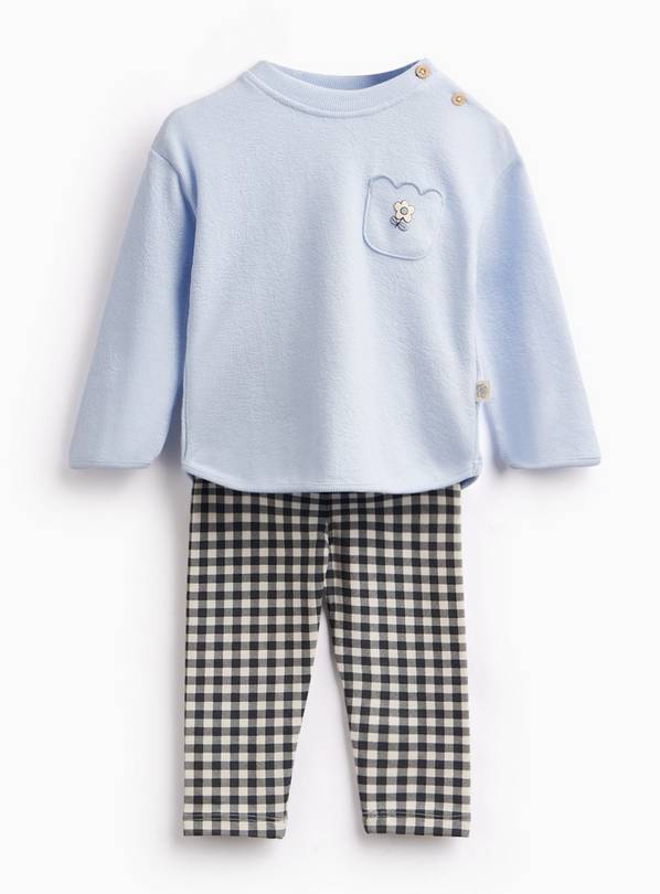 Mono Flower Top & Leggings Set 18-24 months