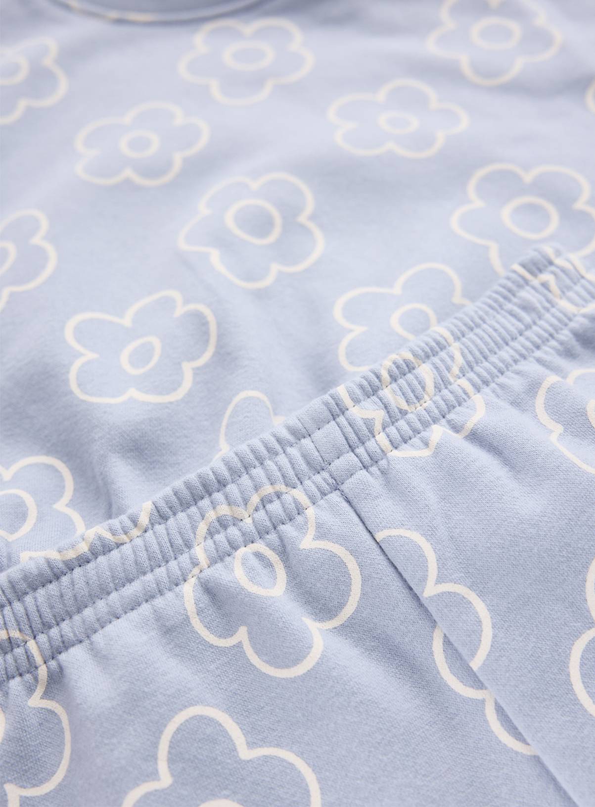 Blue Floral Sweat Set 6-9 months - Image 2
