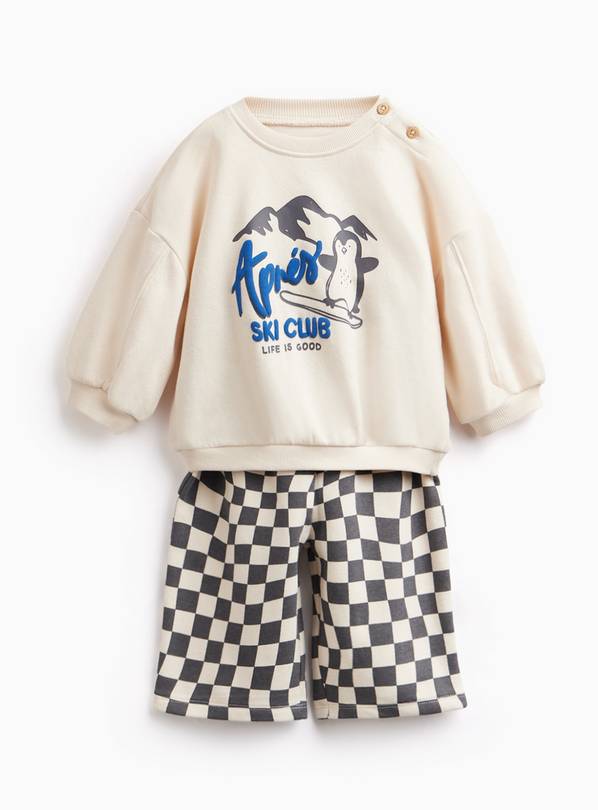 Mono Après Ski Sweatshirt Set 18-24 months