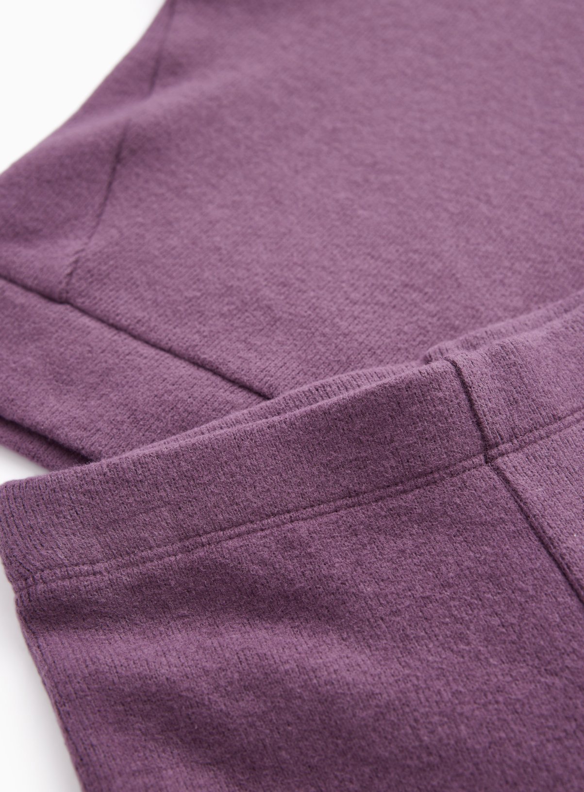 Purple All Season Knit Hoodie & Bottoms Set 7 years - Image 2 thumbnail