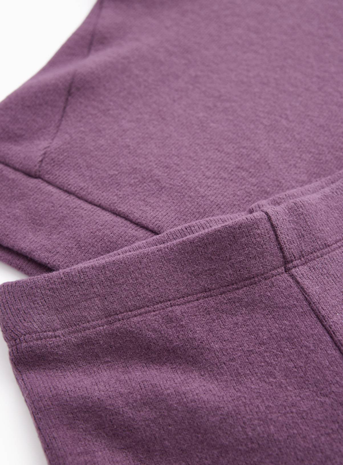 Purple All Season Knit Hoodie & Bottoms Set 7 years - Image 2