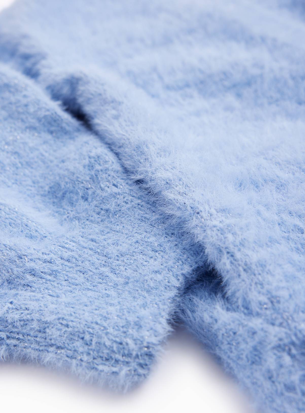  Blue Fluffy Slouch Cardigan 13 years - Image 2