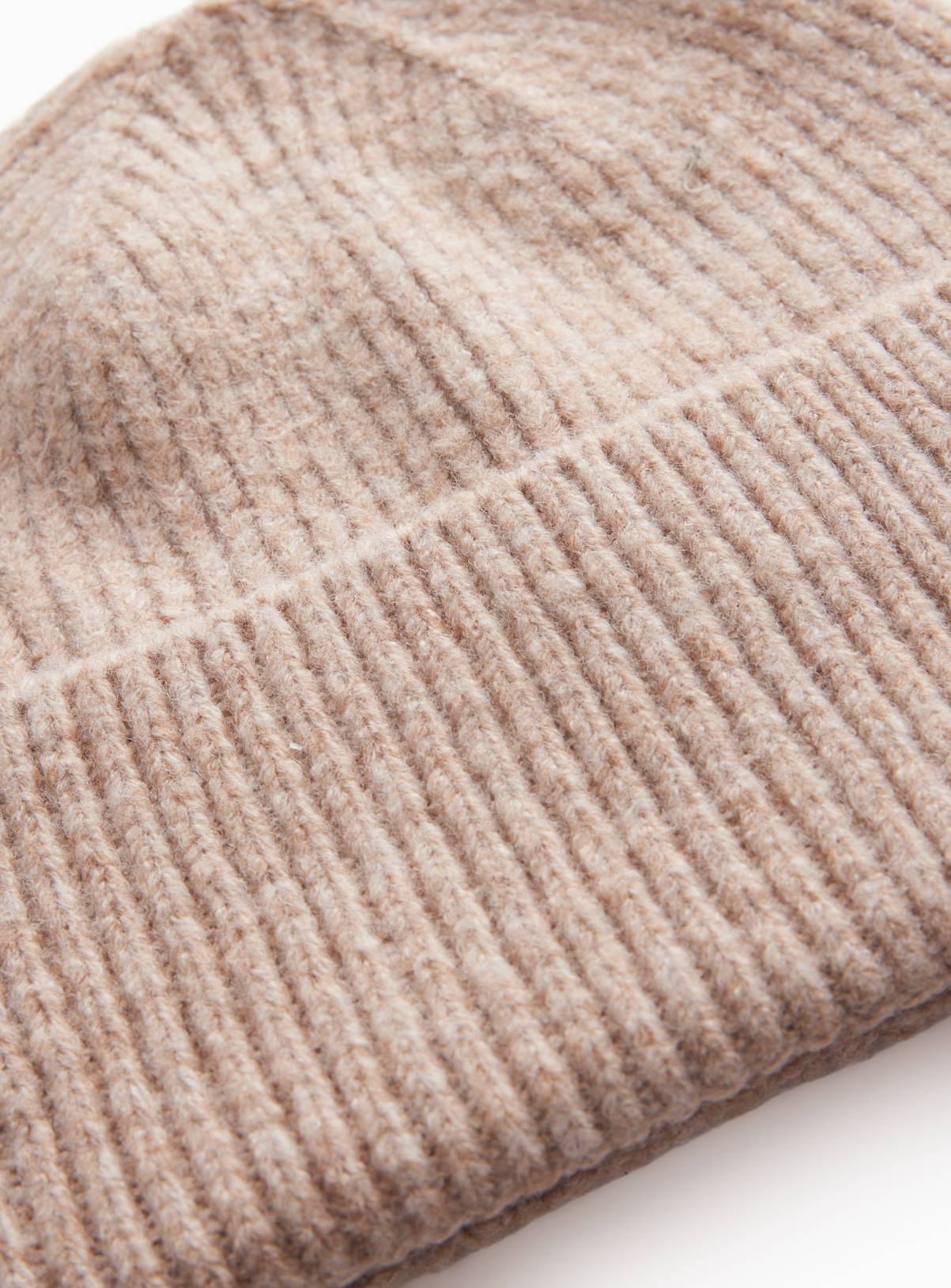 Oatmeal Beanie Hat One Size - Image 3