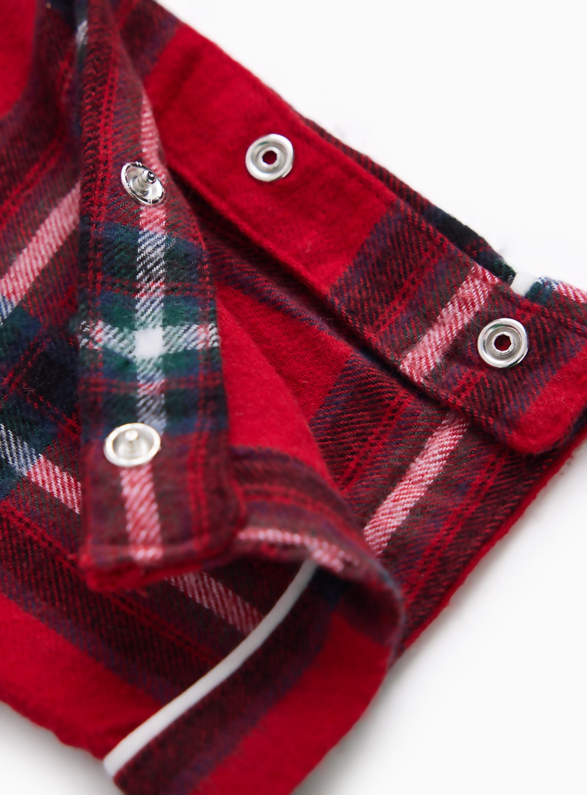 Family Matching Baby Red Tartan Romper 9-12 months - Image 2 thumbnail