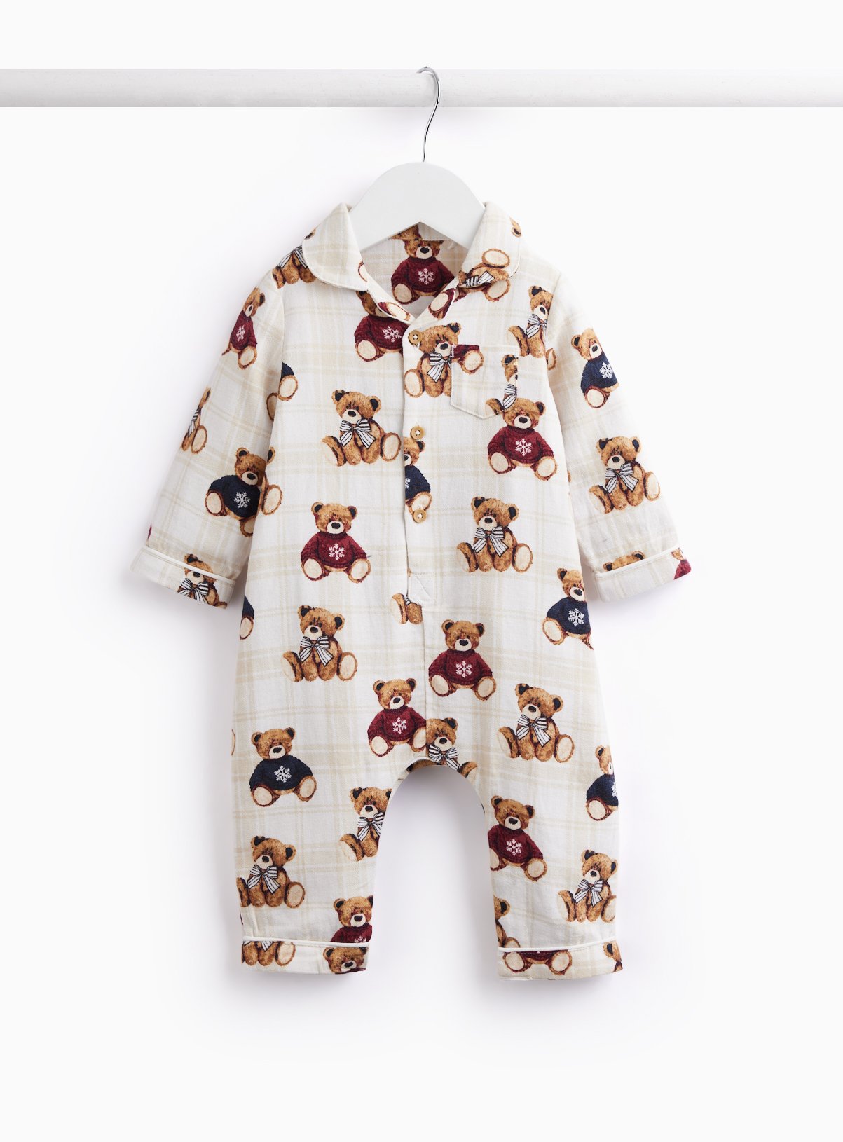Family Matching Christmas Bears Romper 9-12 months - Image 1 thumbnail