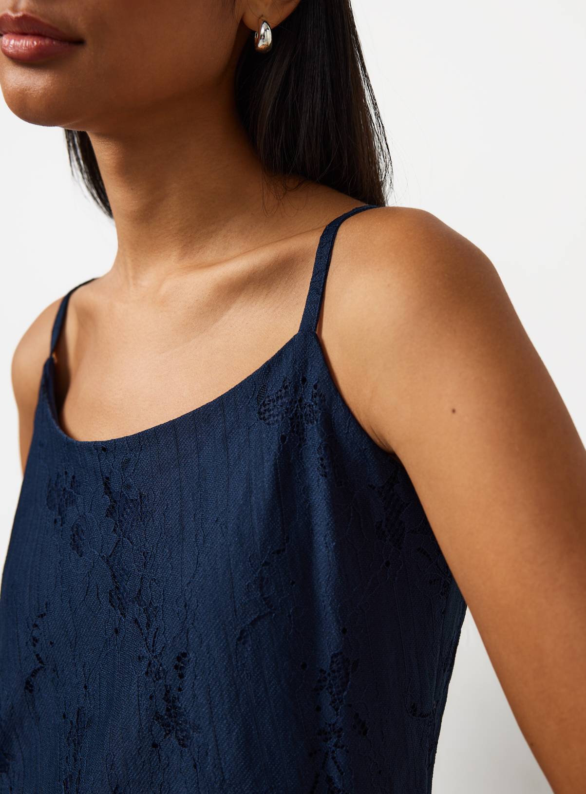 Navy Lace Cami Co-ord Top 26 - Image 3