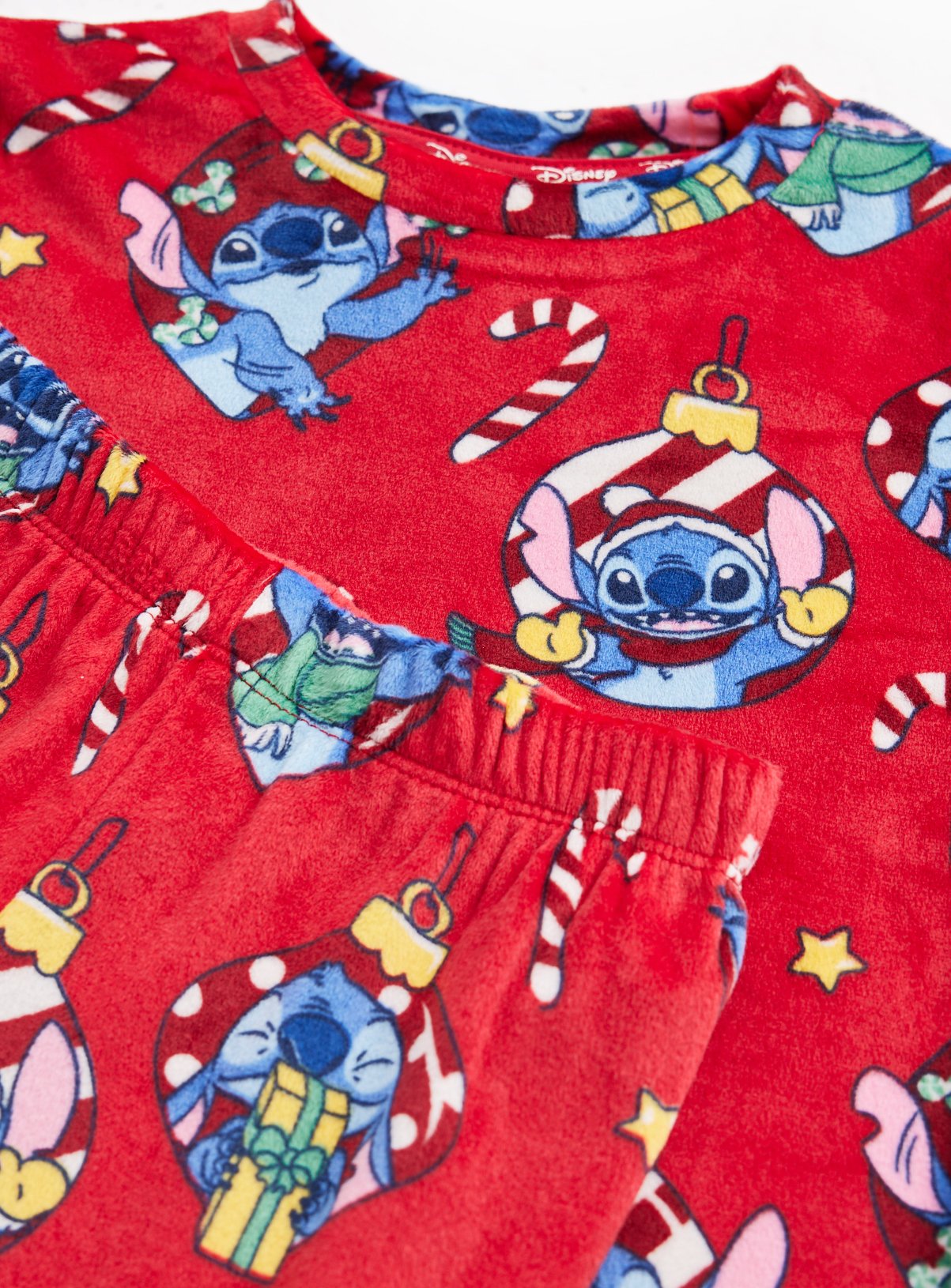 Disney Lilo & Stitch Christmas Slinky Pyjama Set 4-5 years - Image 2 thumbnail