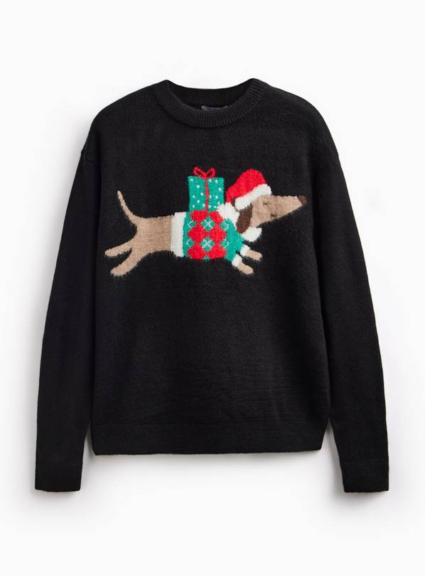 Family Matching Festive Sausage Dog Jumper XXL