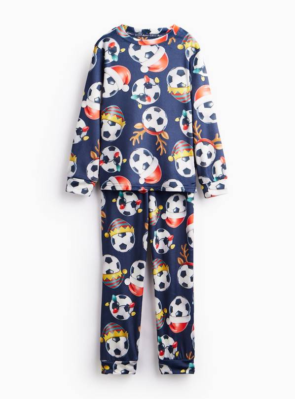 Christmas Festive Football Print Pyjama Set 3-4 years