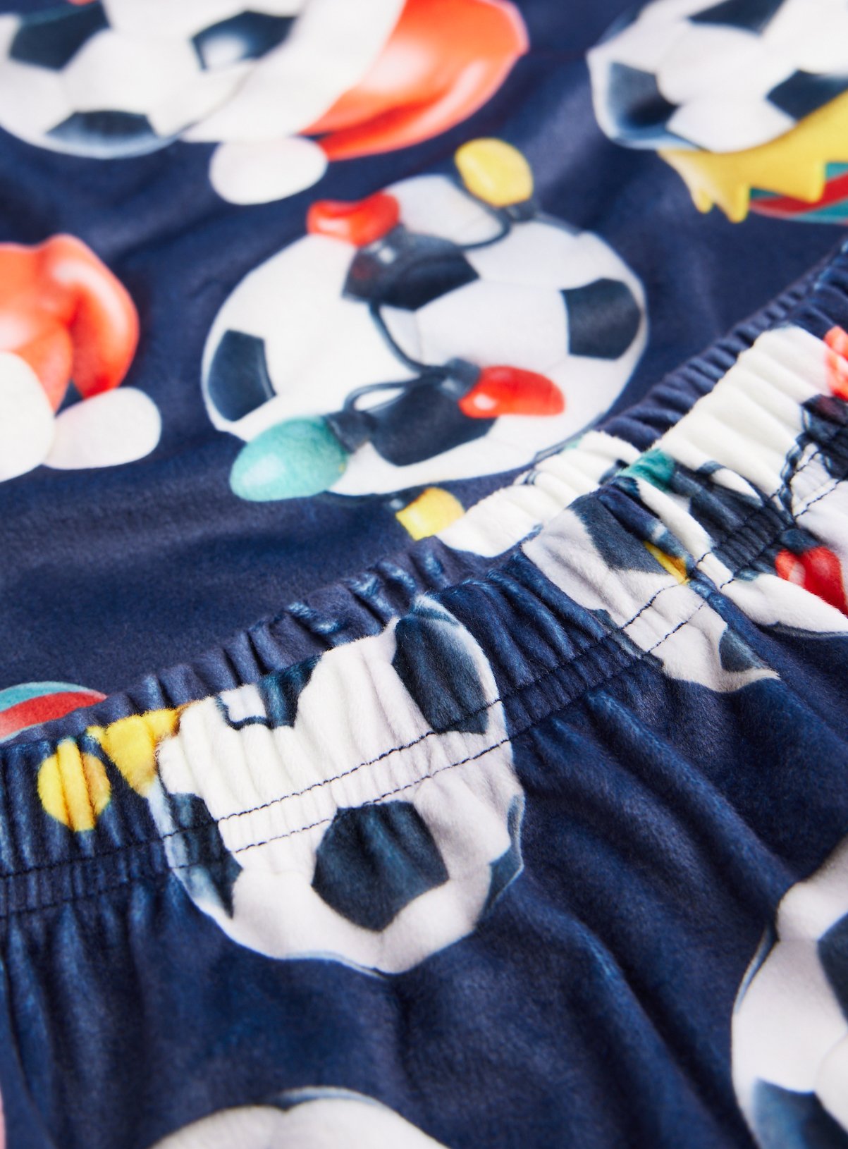 Christmas Festive Football Print Pyjama Set 11-12 years - Image 3 thumbnail