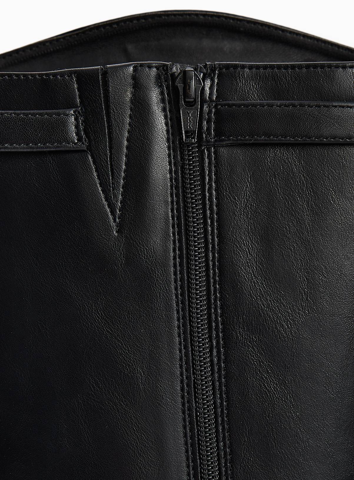 Black PU Long Equestrian Rider Boots 4 - Image 4