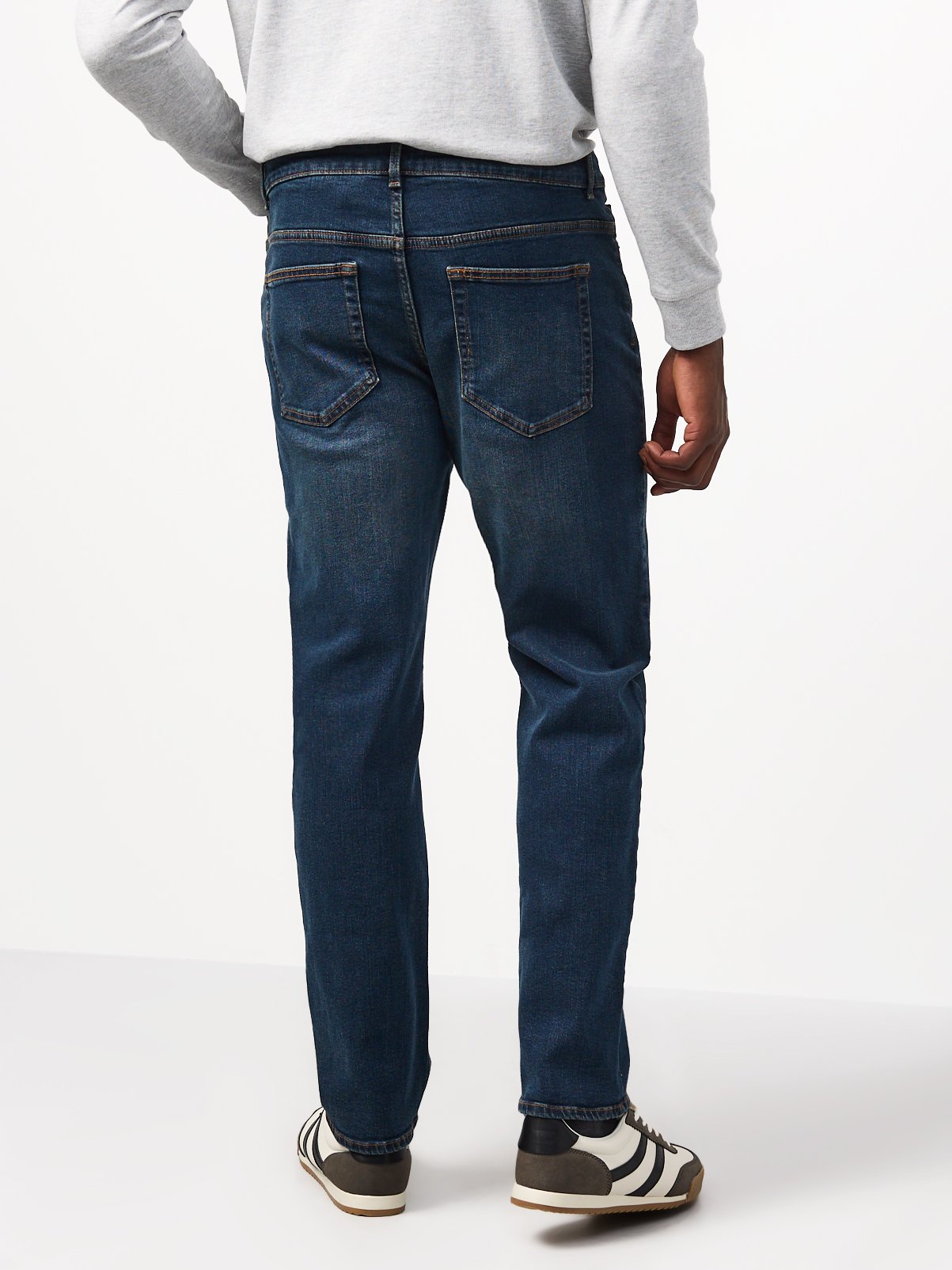 Blue Straight Stretch Denim Jeans 2-Pack 34R - Image 5 thumbnail