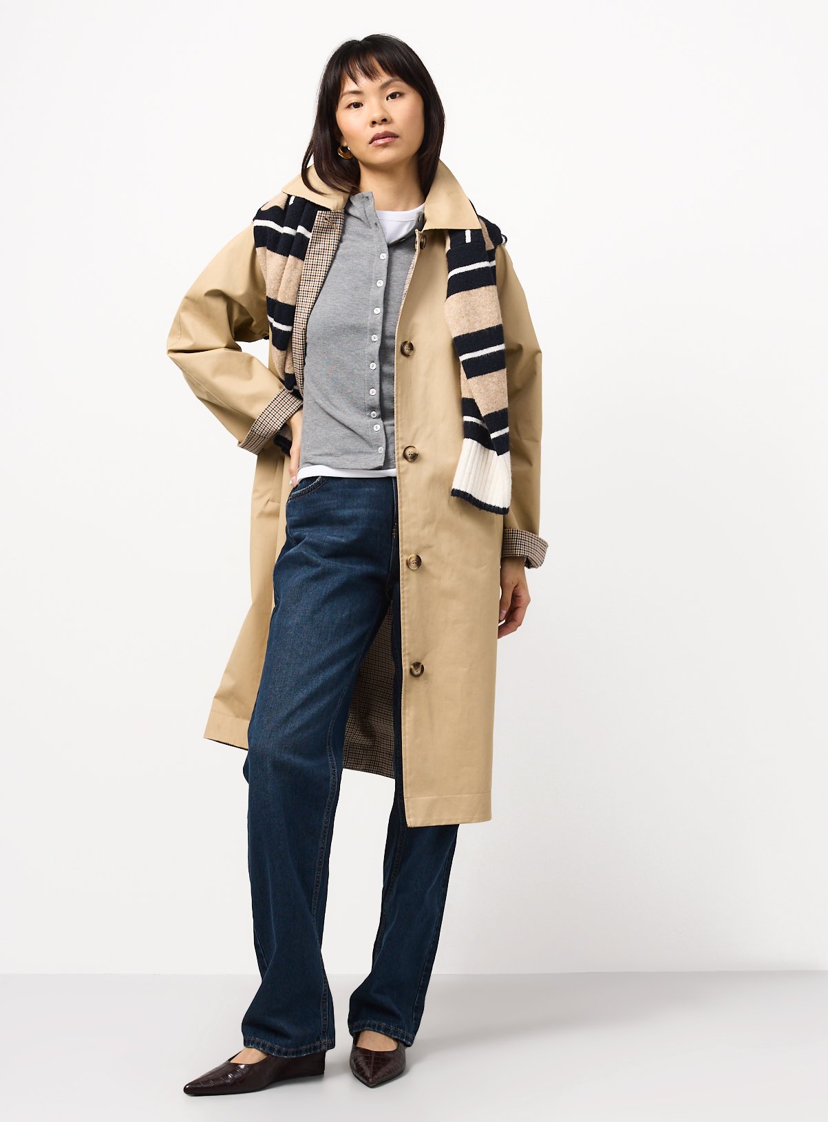 Buy Natural Reversible Trench Coat XL | Coats | Tu