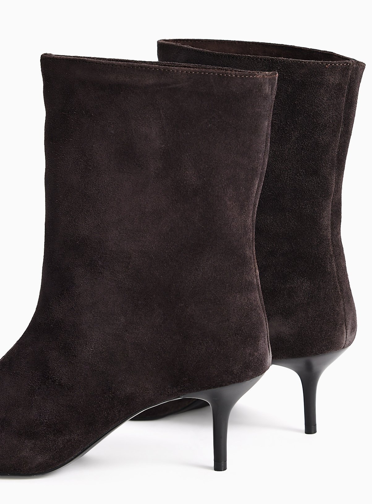 Brown Suede Pointed Ankle Boots 8 - Image 4 thumbnail