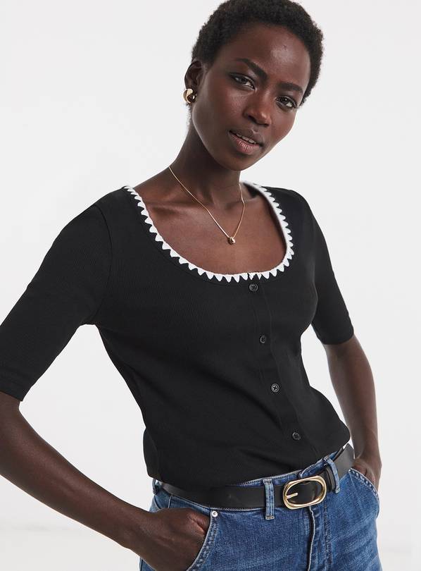 JD WILLIAMS Contrast Stitch Cardigan 22