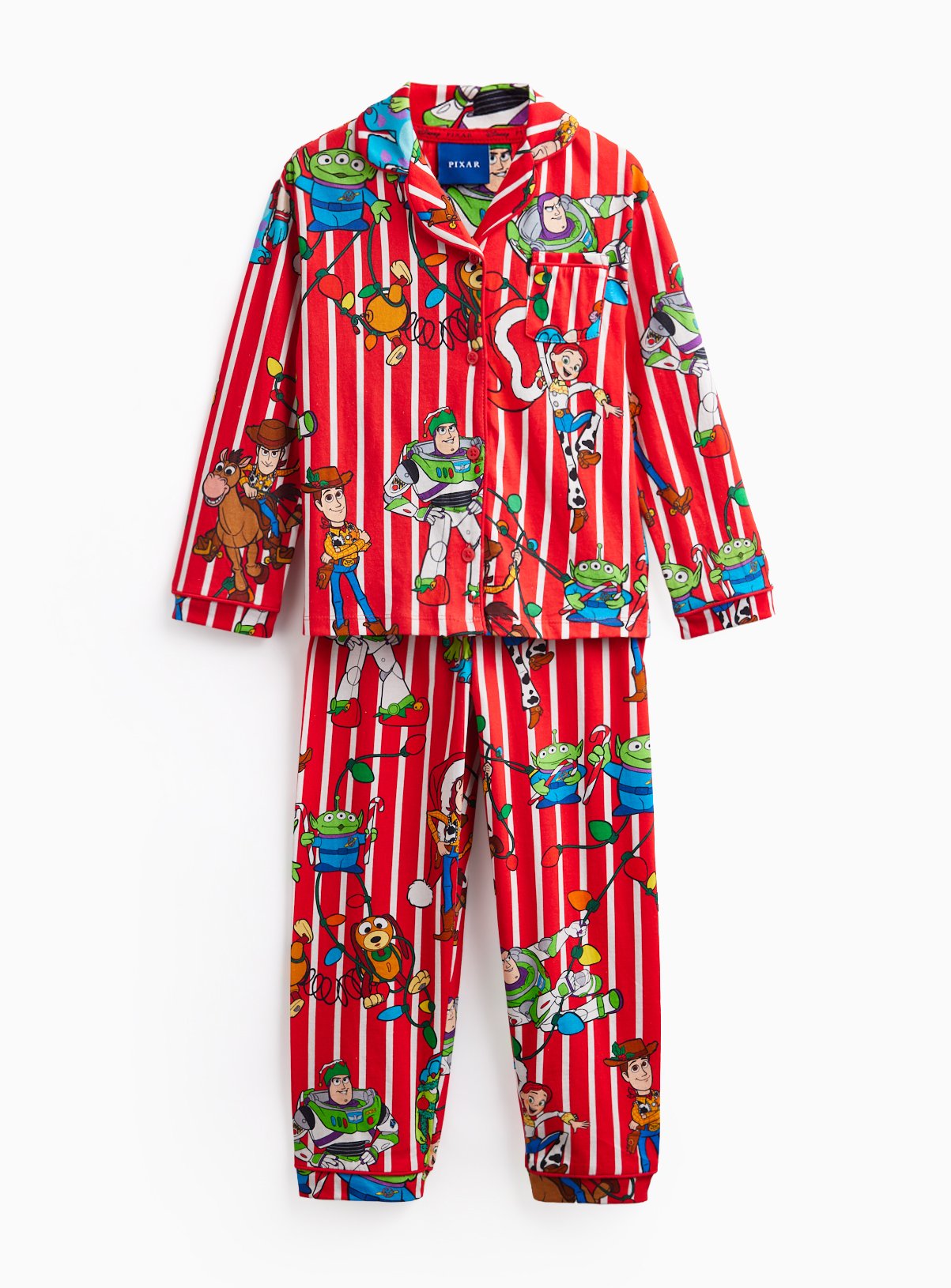 Disney Character Mash Up Traditional Pyjama Set 3-4 years - Image 3 thumbnail
