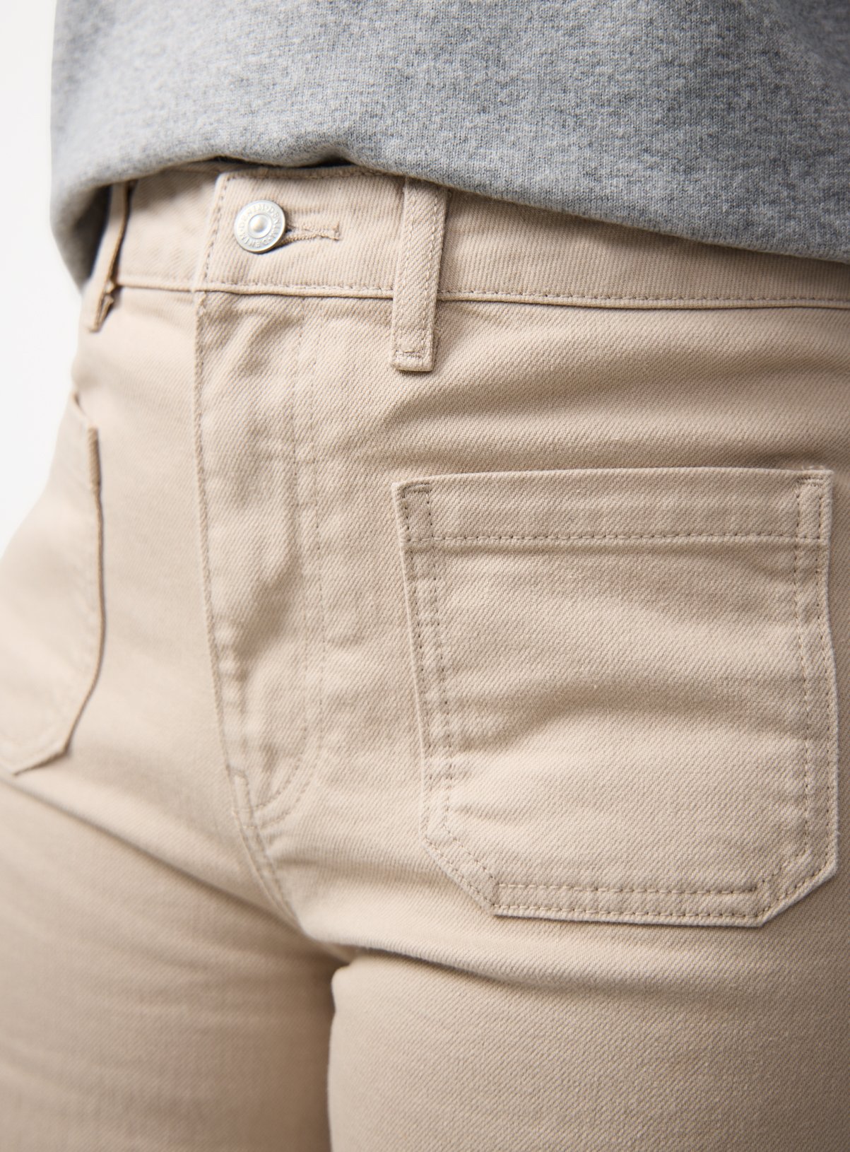 Stone Cropped Wide Leg Jeans 10 - Image 3 thumbnail