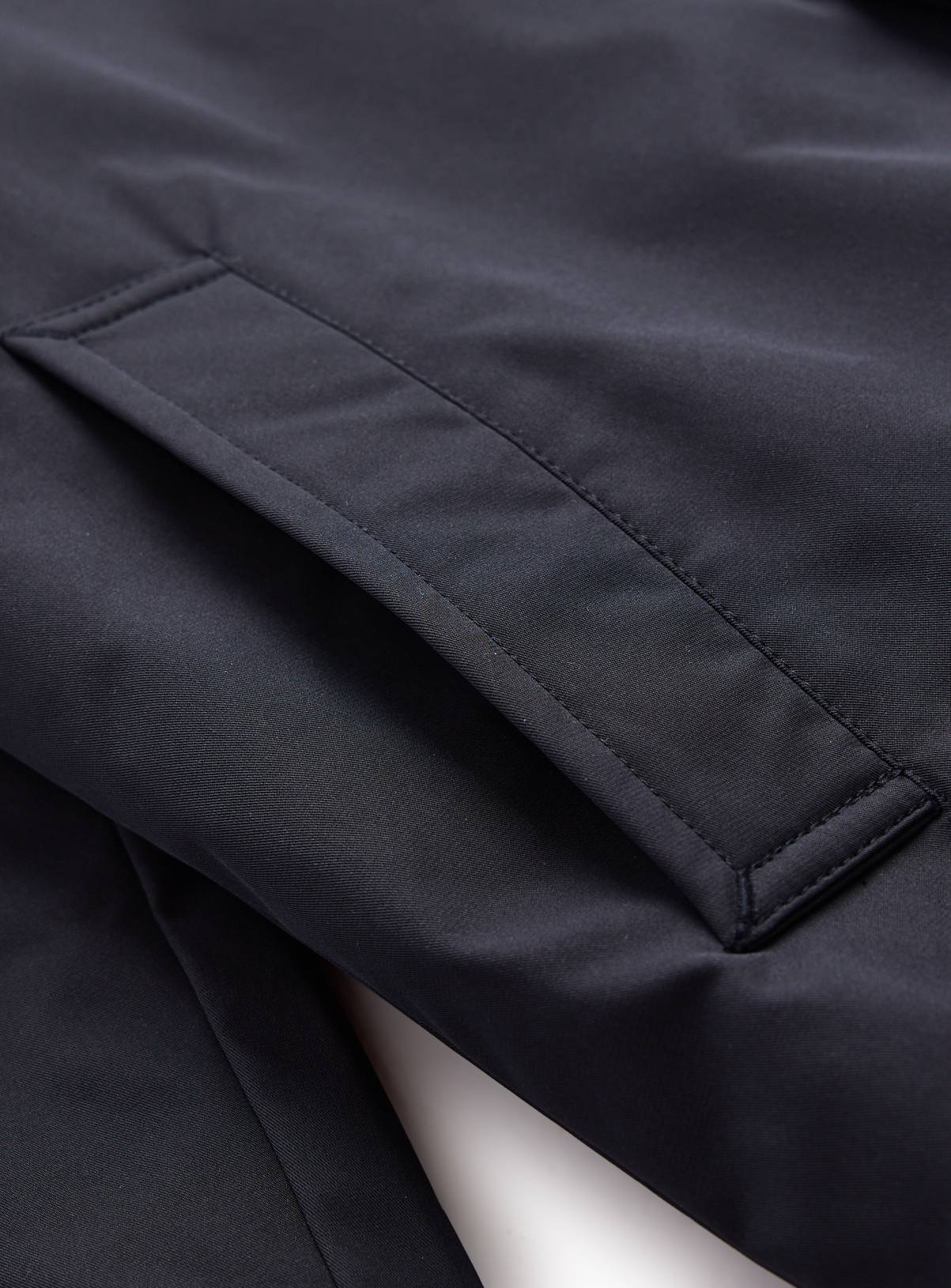 Navy Trench Coat  XXXL - Image 4