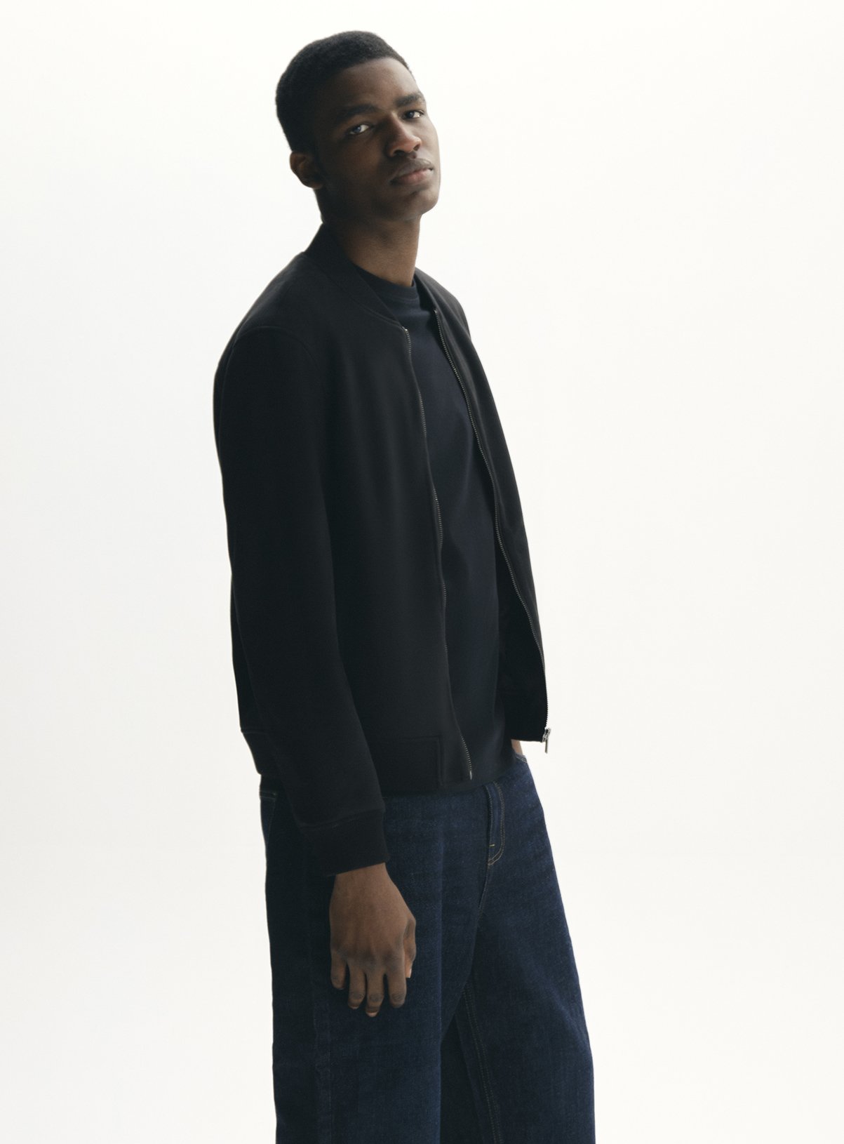 Black Bomber Jacket XXXL - Image 1 thumbnail